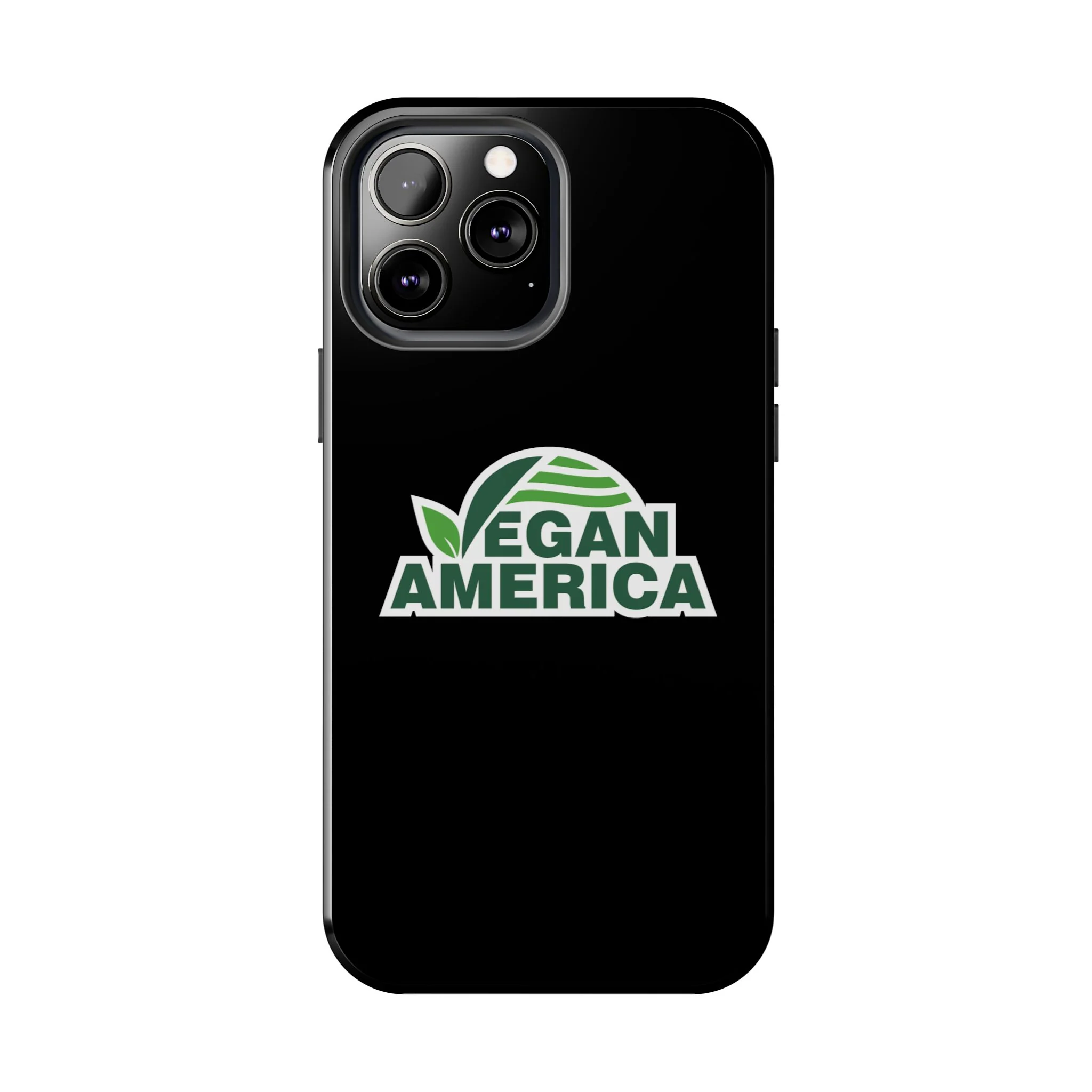 Vegan America Tough Phone Case — Green Leaf Vegan Pride Protective Cover - Image 63