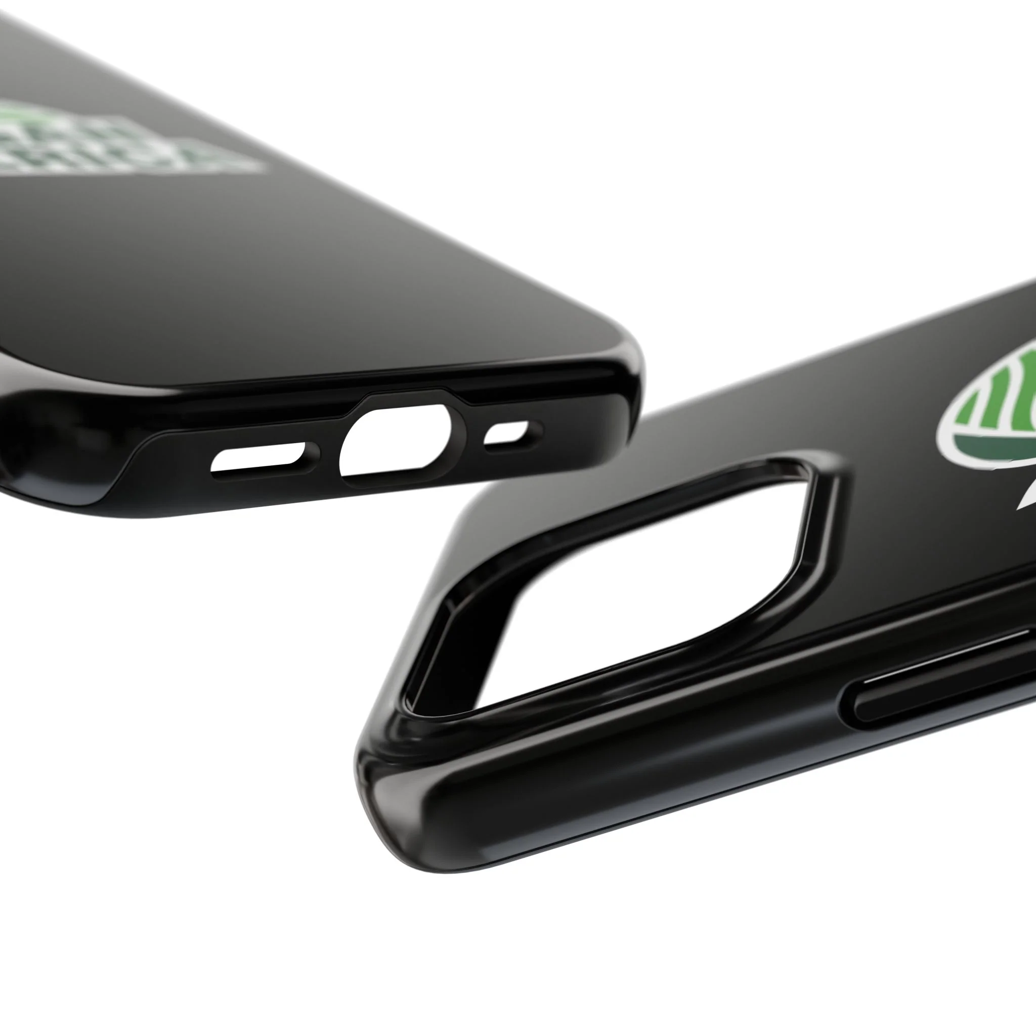 Vegan America Tough Phone Case — Green Leaf Vegan Pride Protective Cover - Image 74