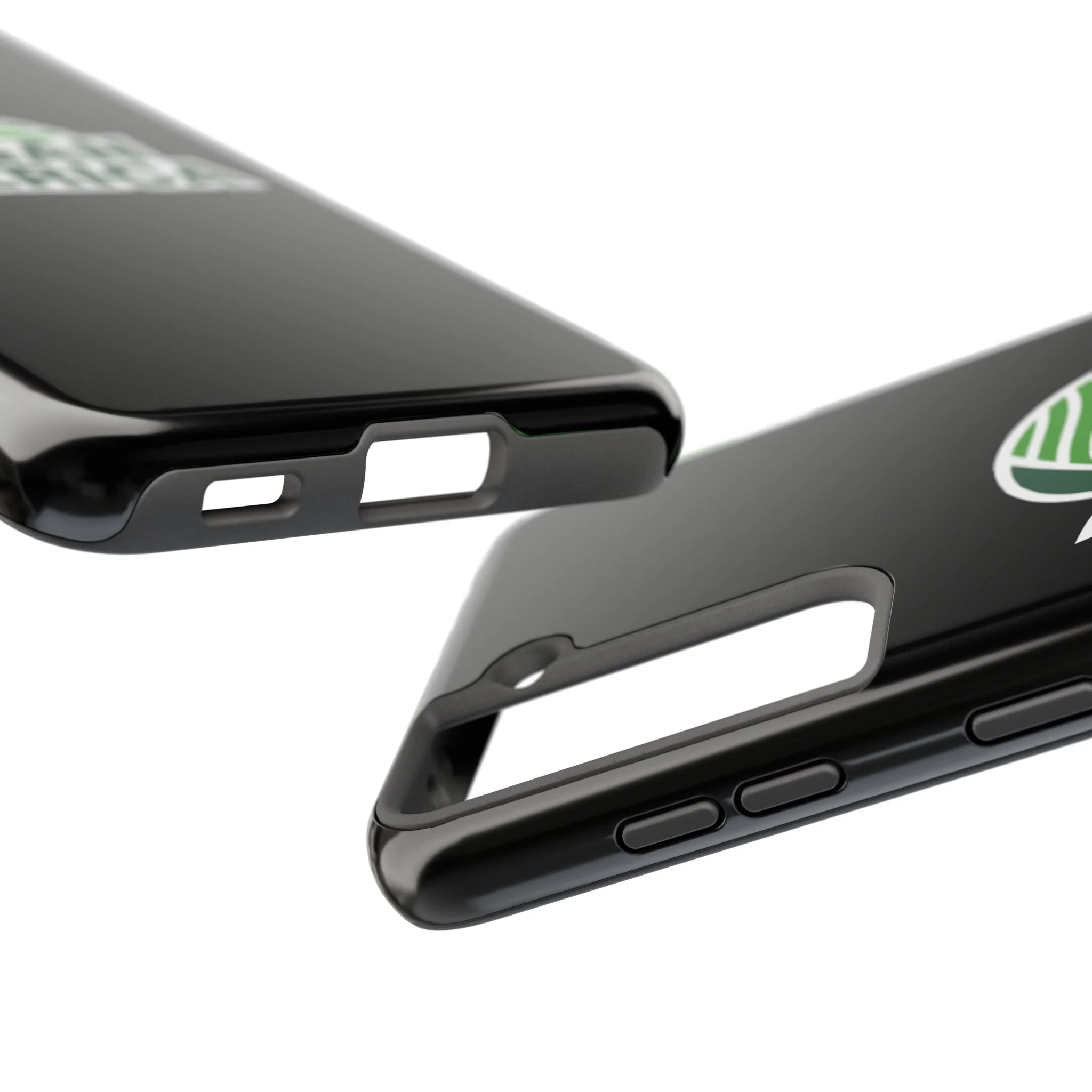 Vegan America Tough Phone Case — Green Leaf Vegan Pride Protective Cover - Image 92