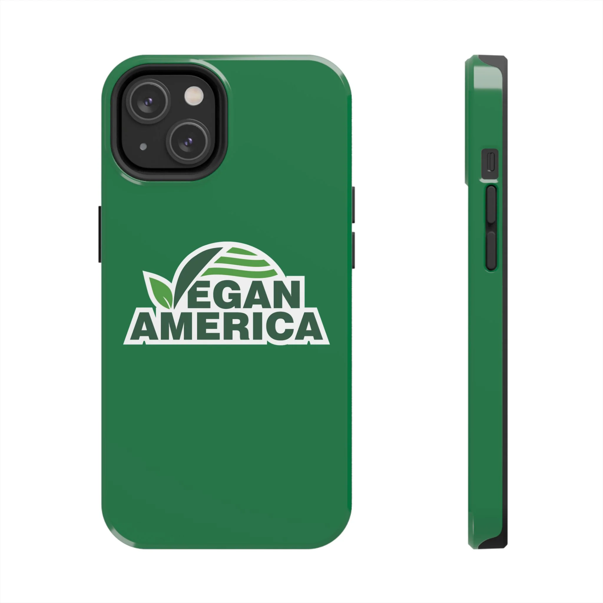 Vegan America Tough Phone Case — Green Protective Vegan Pride Cover - Image 12