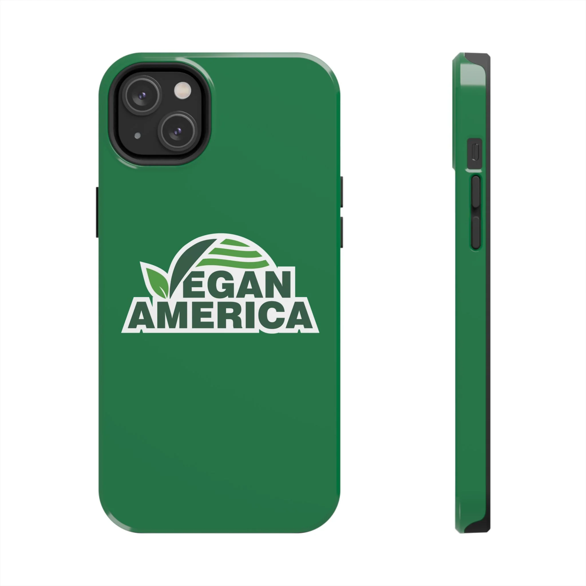 Vegan America Tough Phone Case — Green Protective Vegan Pride Cover - Image 15