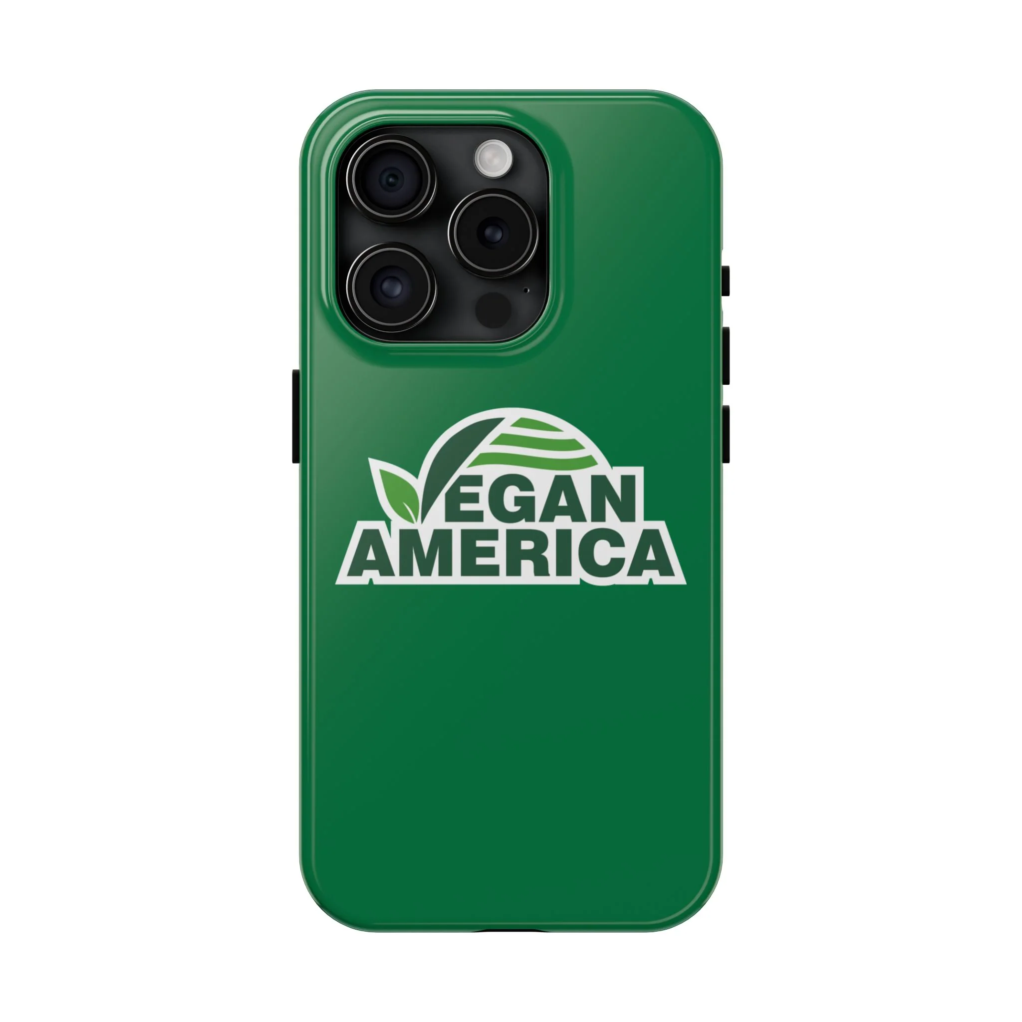 Vegan America Tough Phone Case — Green Protective Vegan Pride Cover - Image 17