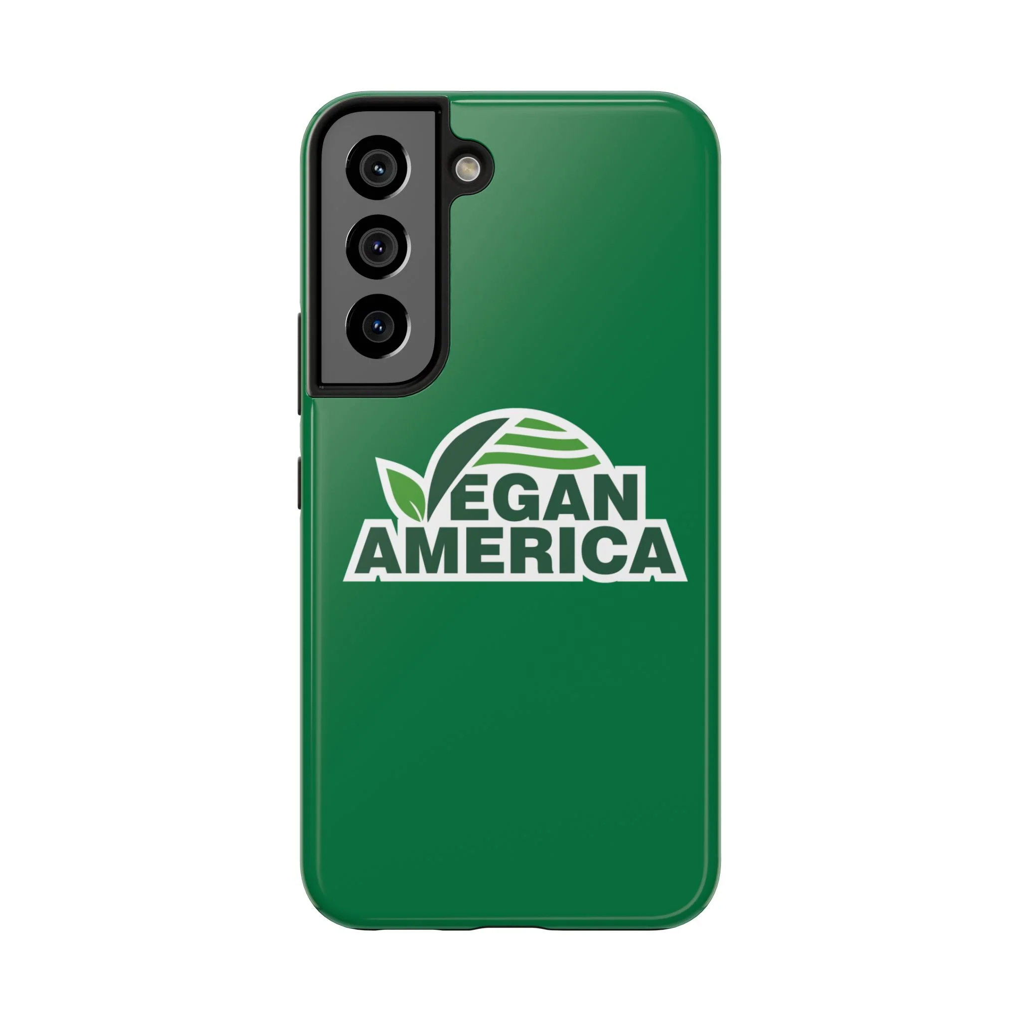 Vegan America Tough Phone Case — Green Protective Vegan Pride Cover - Image 22