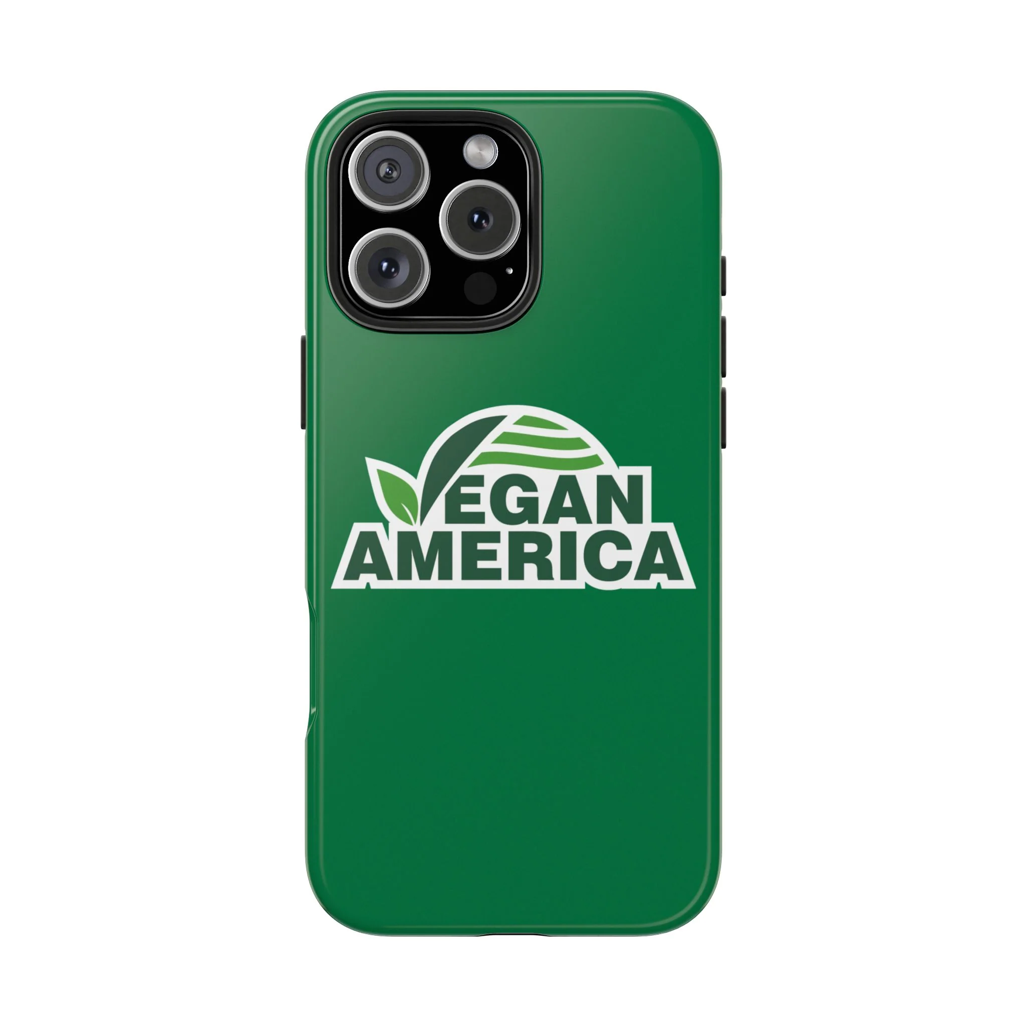 Vegan America Tough Phone Case — Green Protective Vegan Pride Cover - Image 25