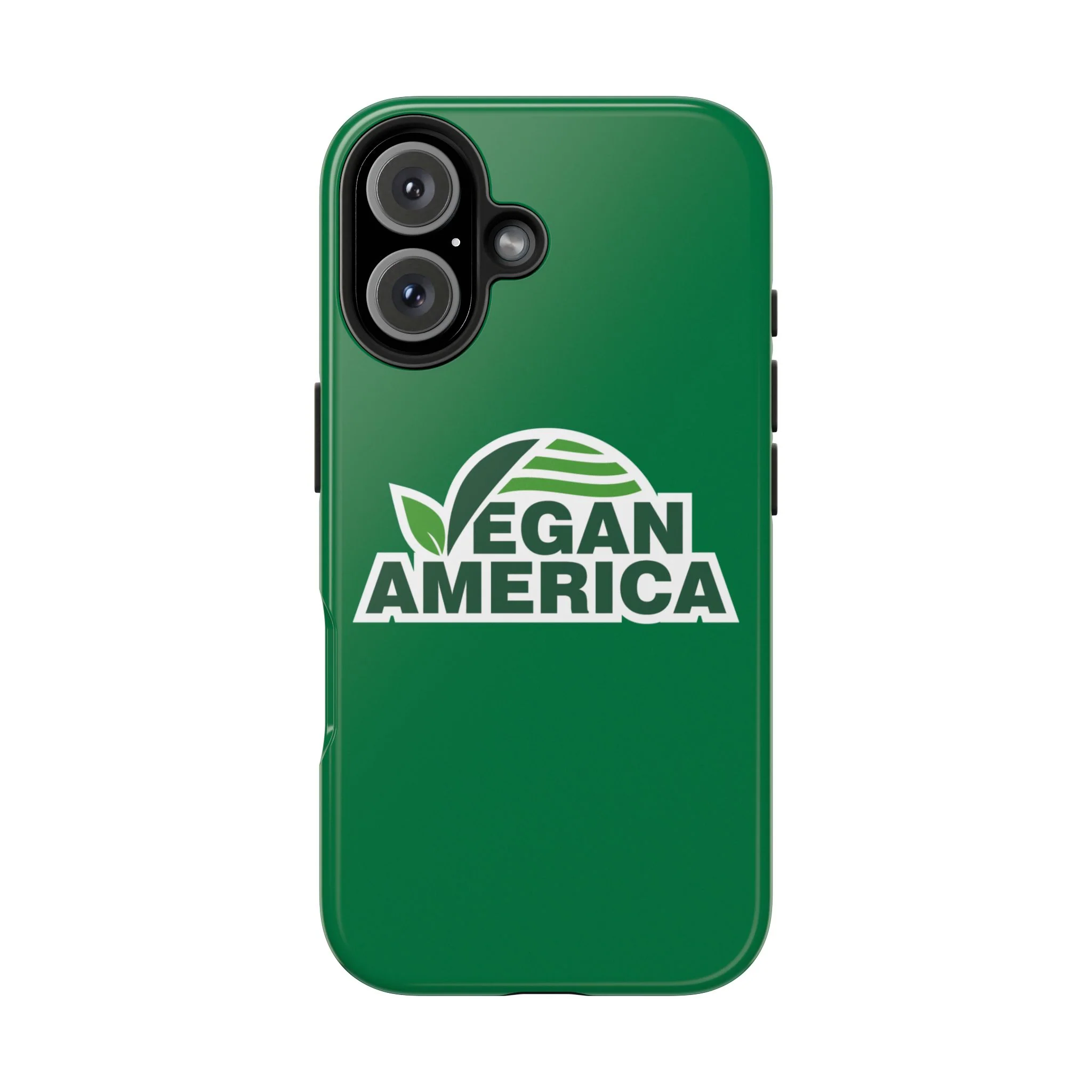 Vegan America Tough Phone Case — Green Protective Vegan Pride Cover - Image 26