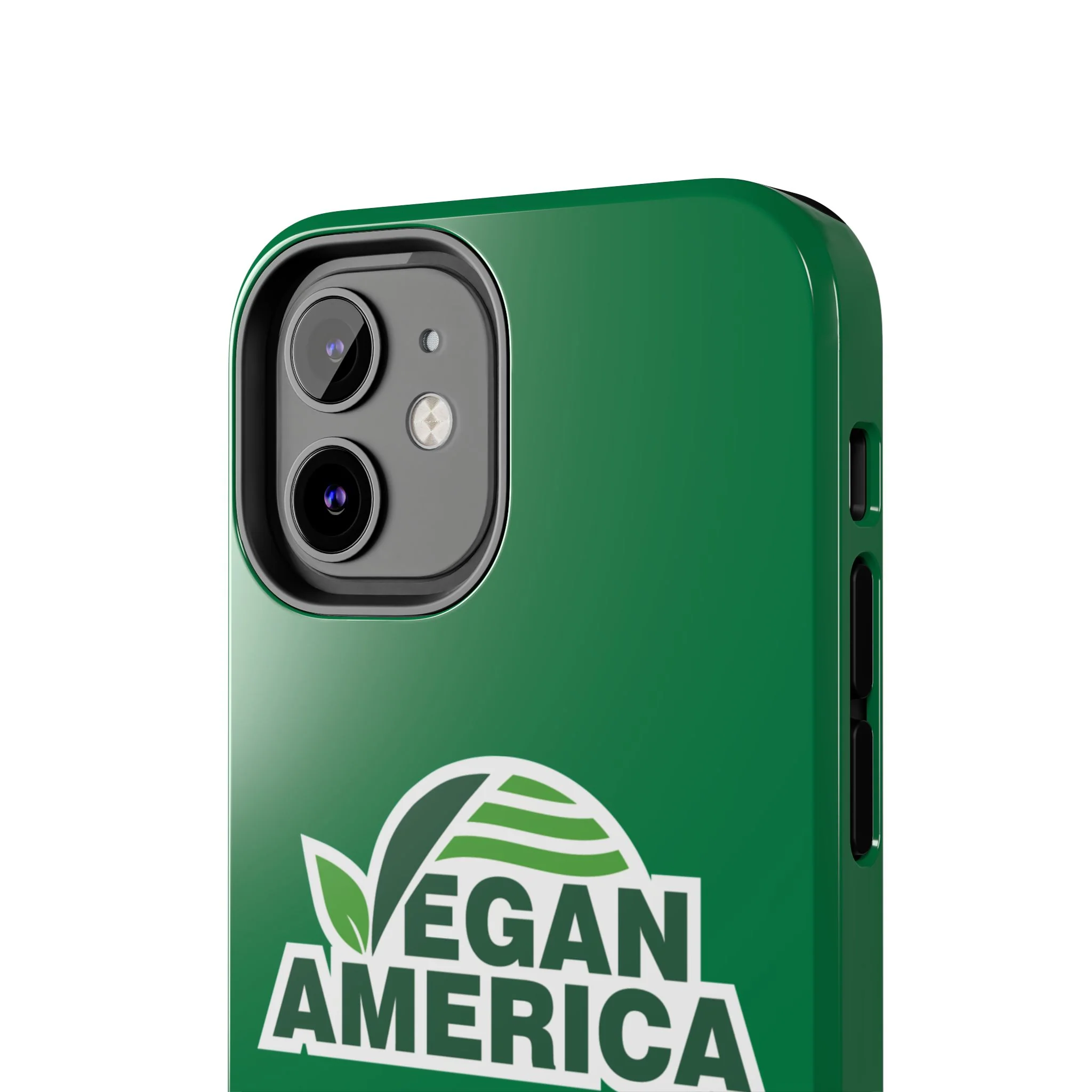 Vegan America Tough Phone Case — Green Protective Vegan Pride Cover - Image 47