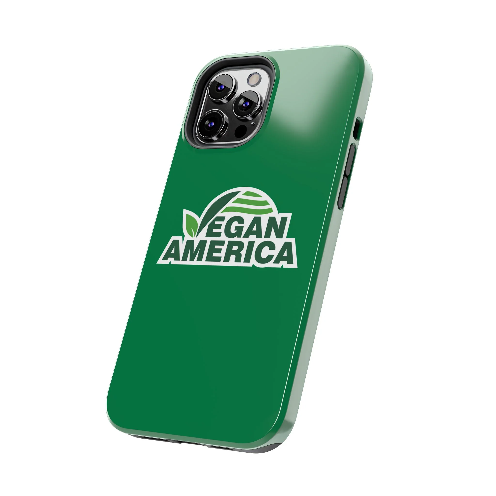 Vegan America Tough Phone Case — Green Protective Vegan Pride Cover - Image 52