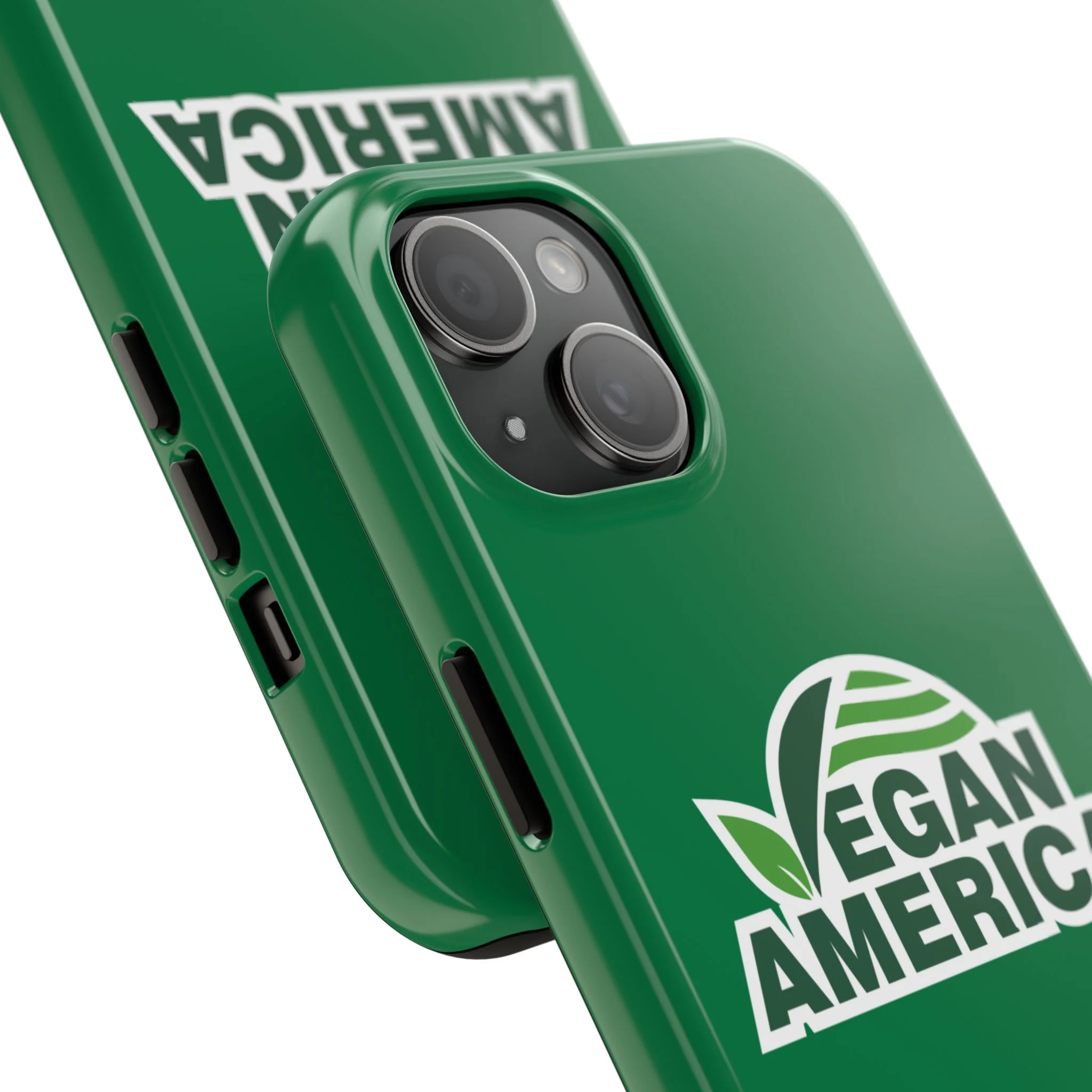 Vegan America Tough Phone Case — Green Protective Vegan Pride Cover - Image 70