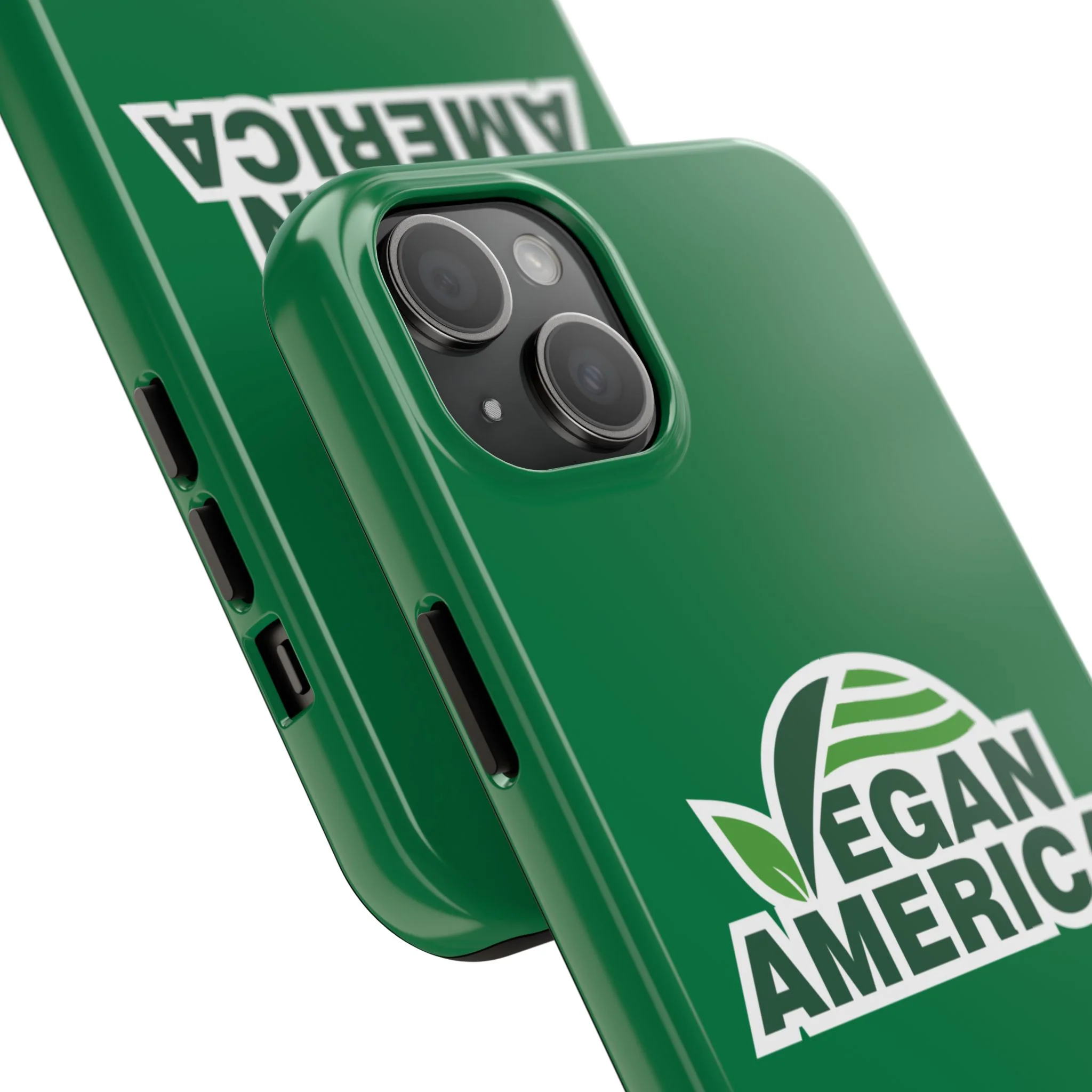 Vegan America Tough Phone Case — Green Protective Vegan Pride Cover - Image 76
