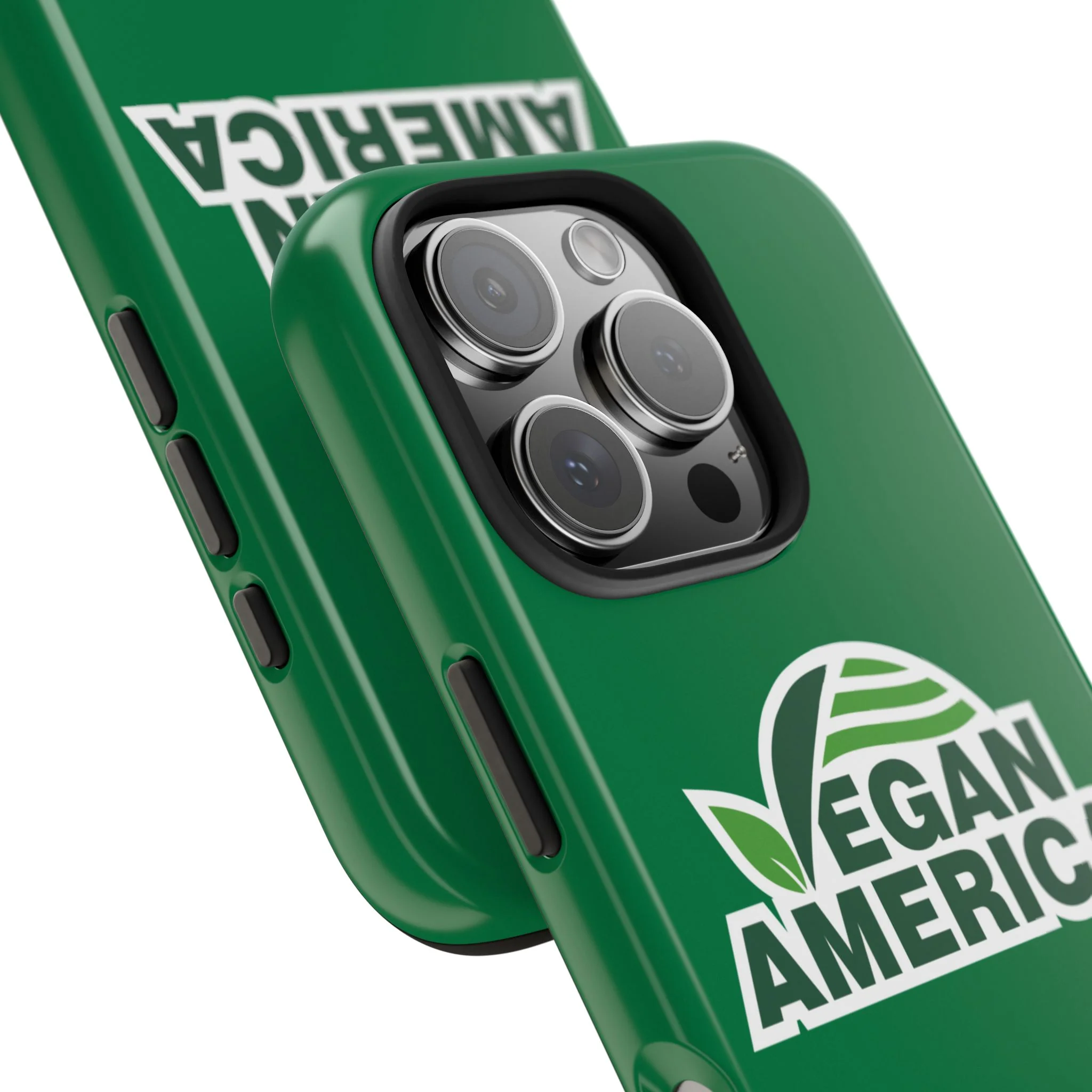 Vegan America Tough Phone Case — Green Protective Vegan Pride Cover - Image 94