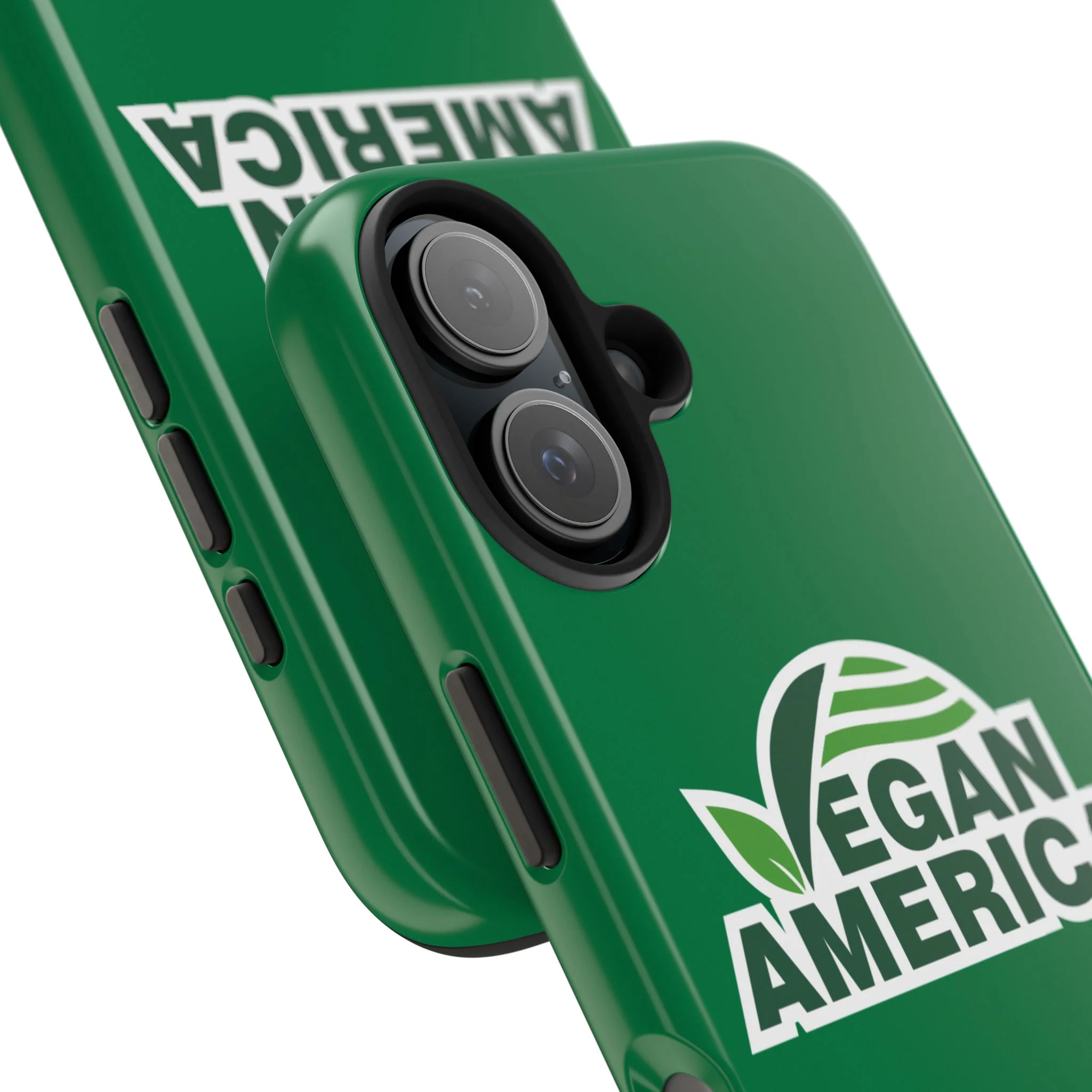 Vegan America Tough Phone Case — Green Protective Vegan Pride Cover - Image 98