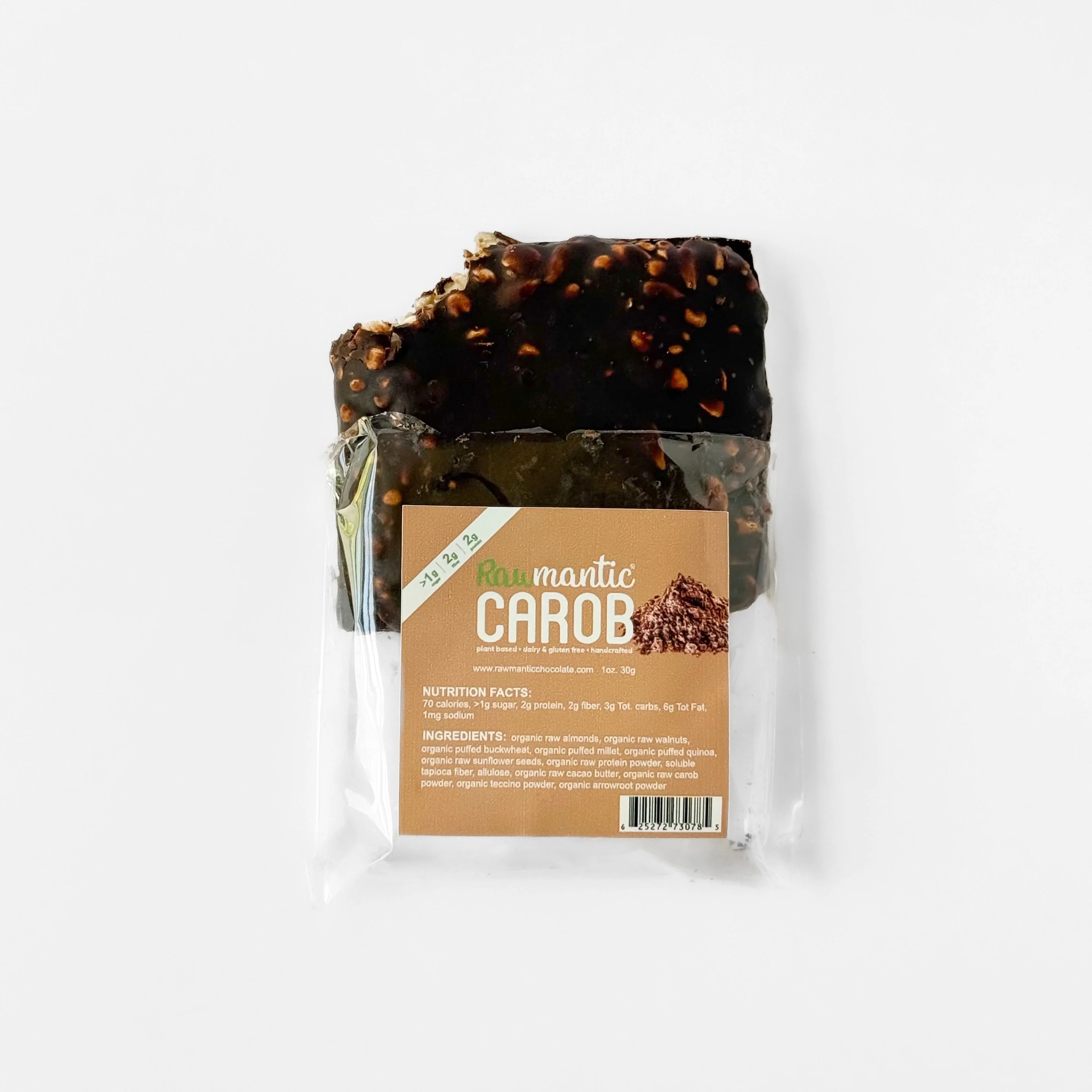 Vegan Carob Mini Protein Bar. Pack of 20 - Image 4
