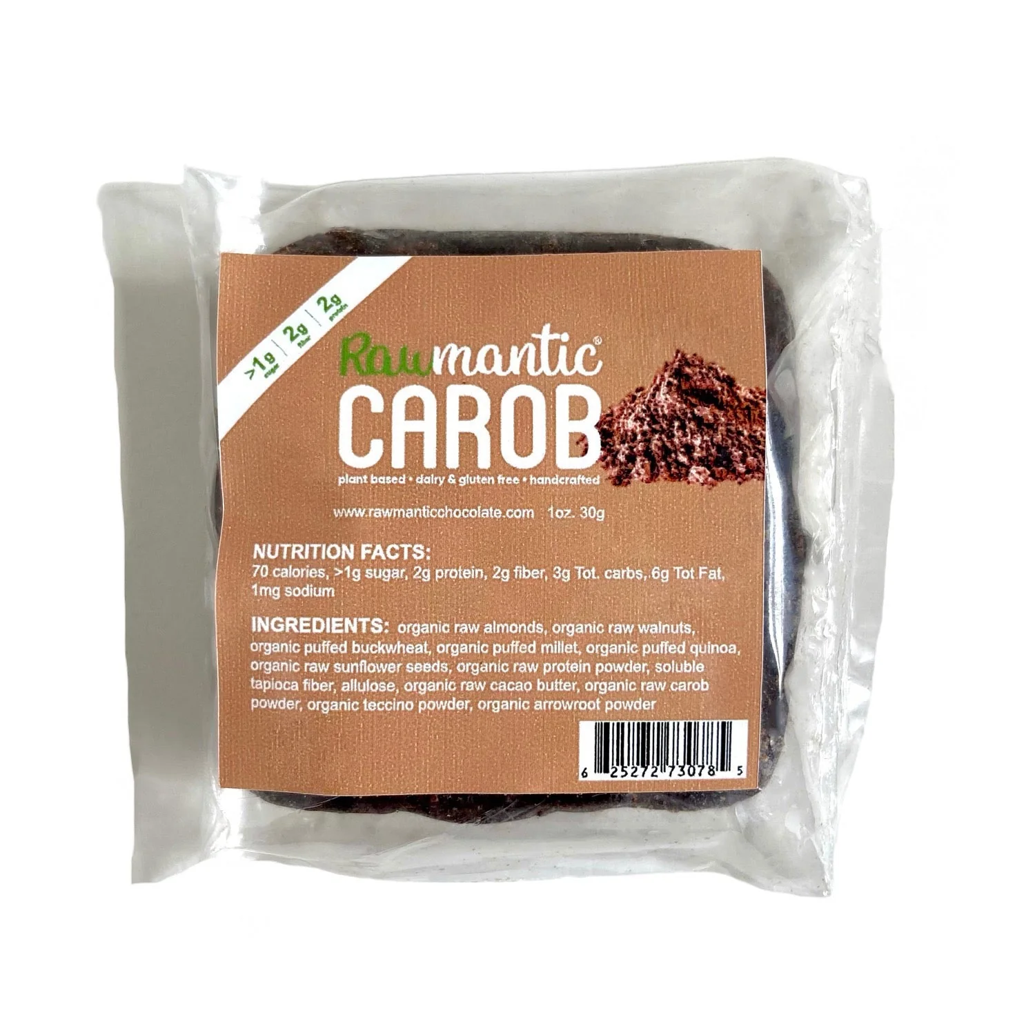 Vegan Carob Mini Protein Bar. Pack of 20 - Image 5