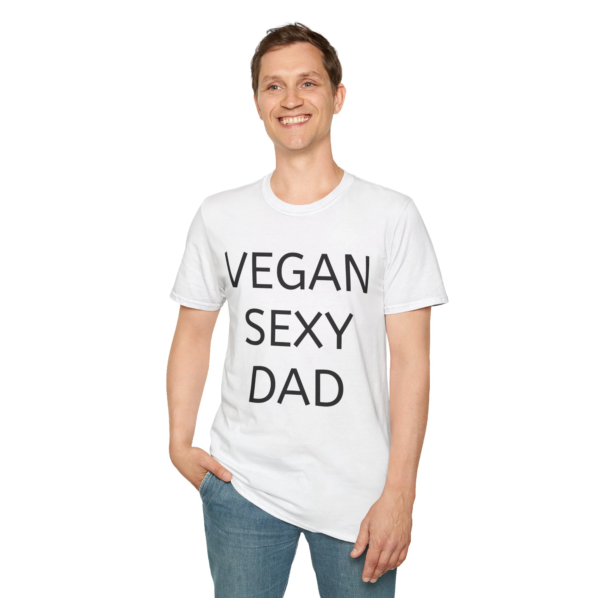 Vegan Dad T-Shirt, Funny Gift for Father's Day, Eco-Friendly Apparel, Plant-Based Lifestyle Tee, Unisex Casual Wear - Image 17