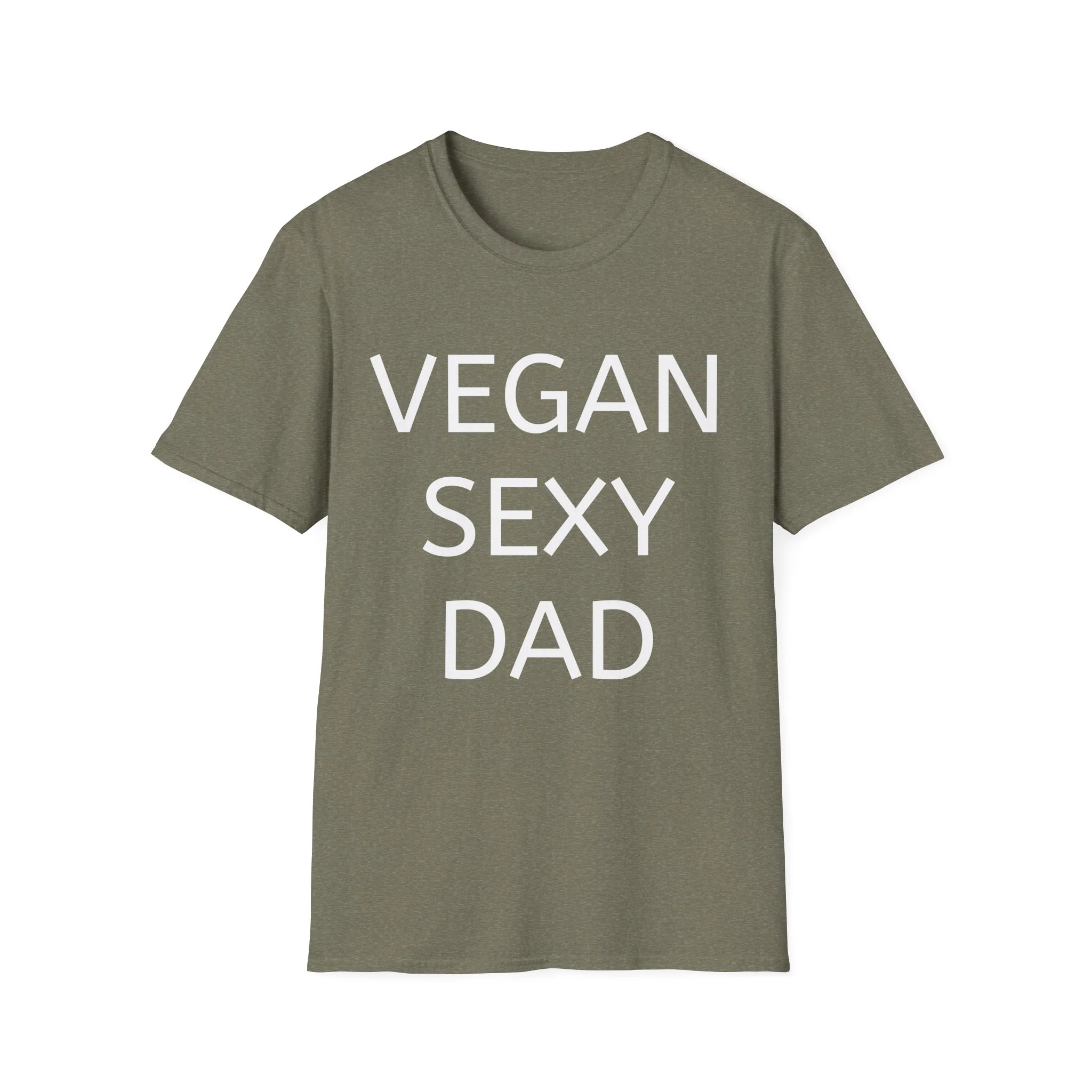Vegan Dad T-Shirt, Funny Gift for Father's Day, Eco-Friendly Apparel, Plant-Based Lifestyle Tee, Unisex Casual Wear - Image 5