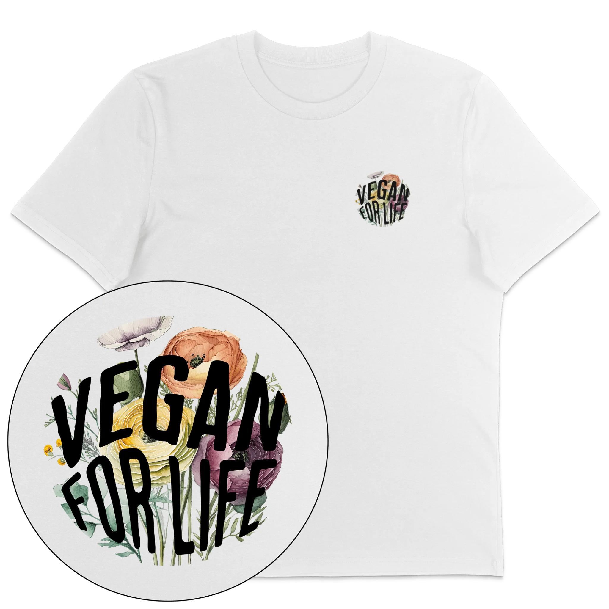 Vegan For Life T-Shirt - Image 2