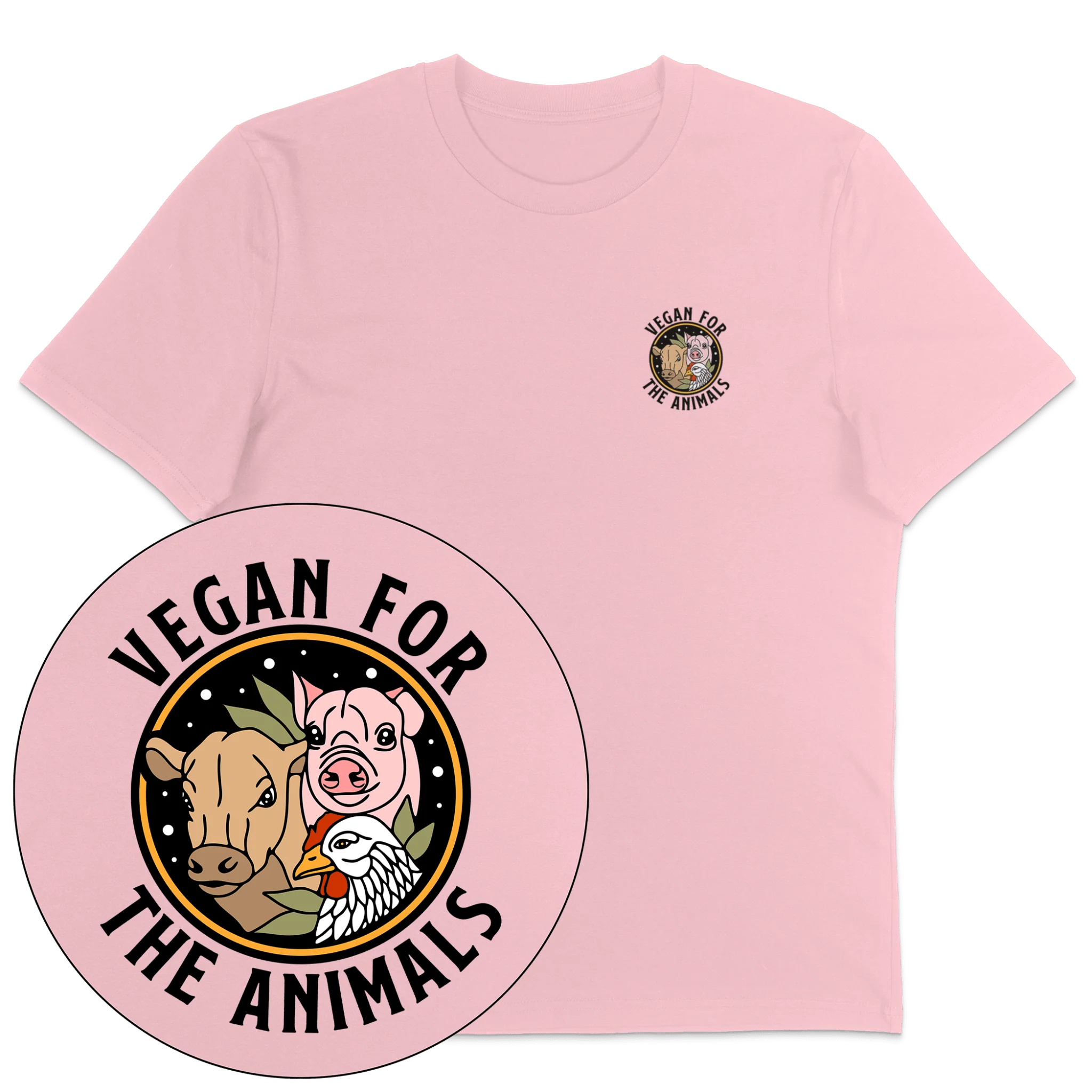 Vegan For The Animals Earthlings T-Shirt