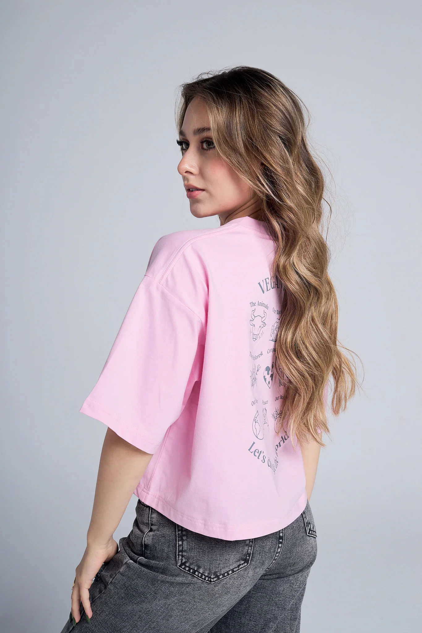 Vegan for the animals Tee - Image 8