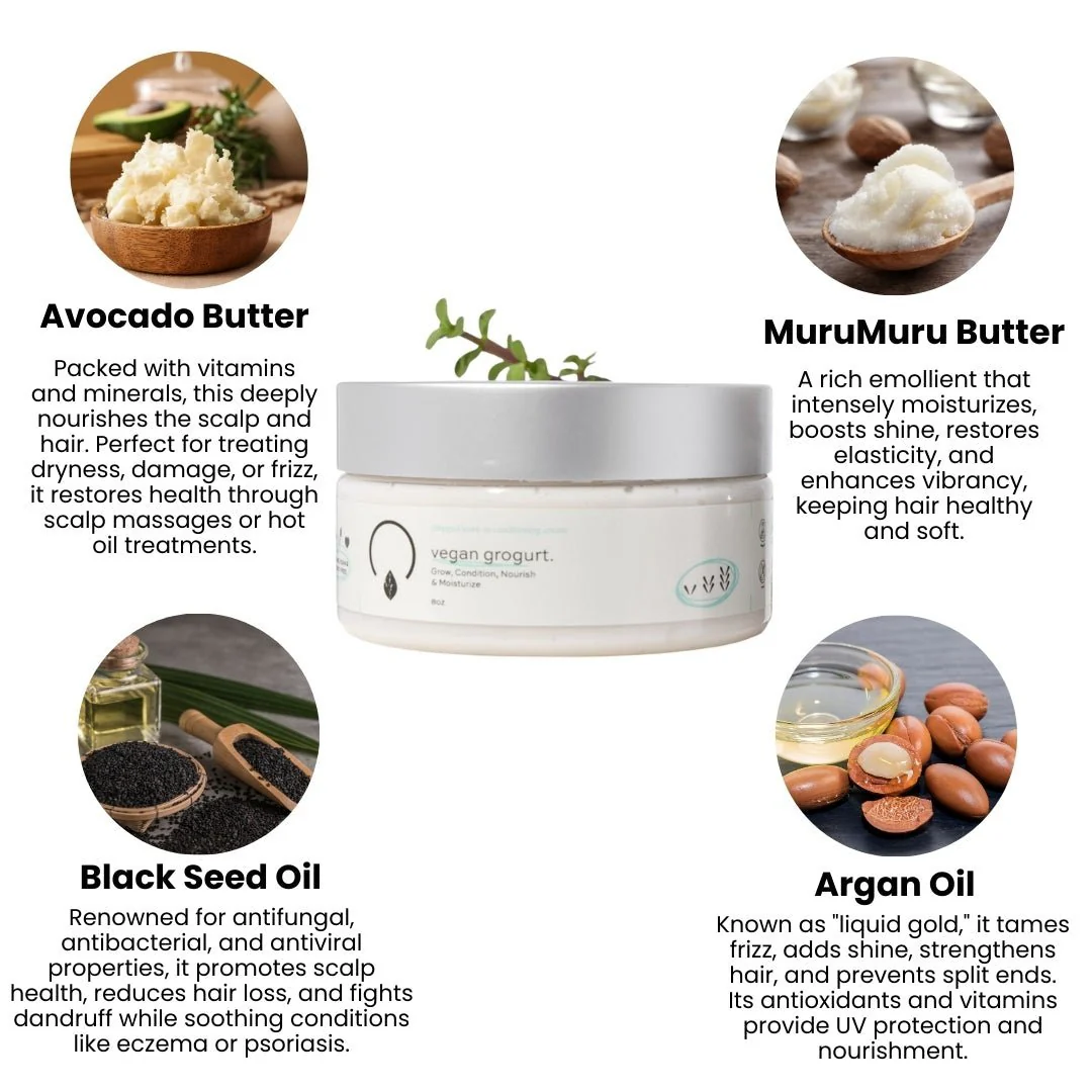 Vegan GroGurt with Chebe and Black Seed Oil - Image 3