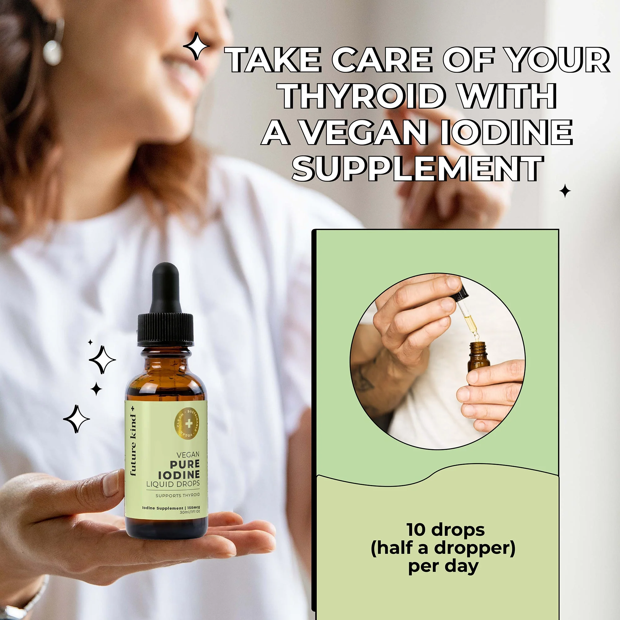 Vegan Iodine Supplement - Liquid Drops (2 Month Supply) - Image 4
