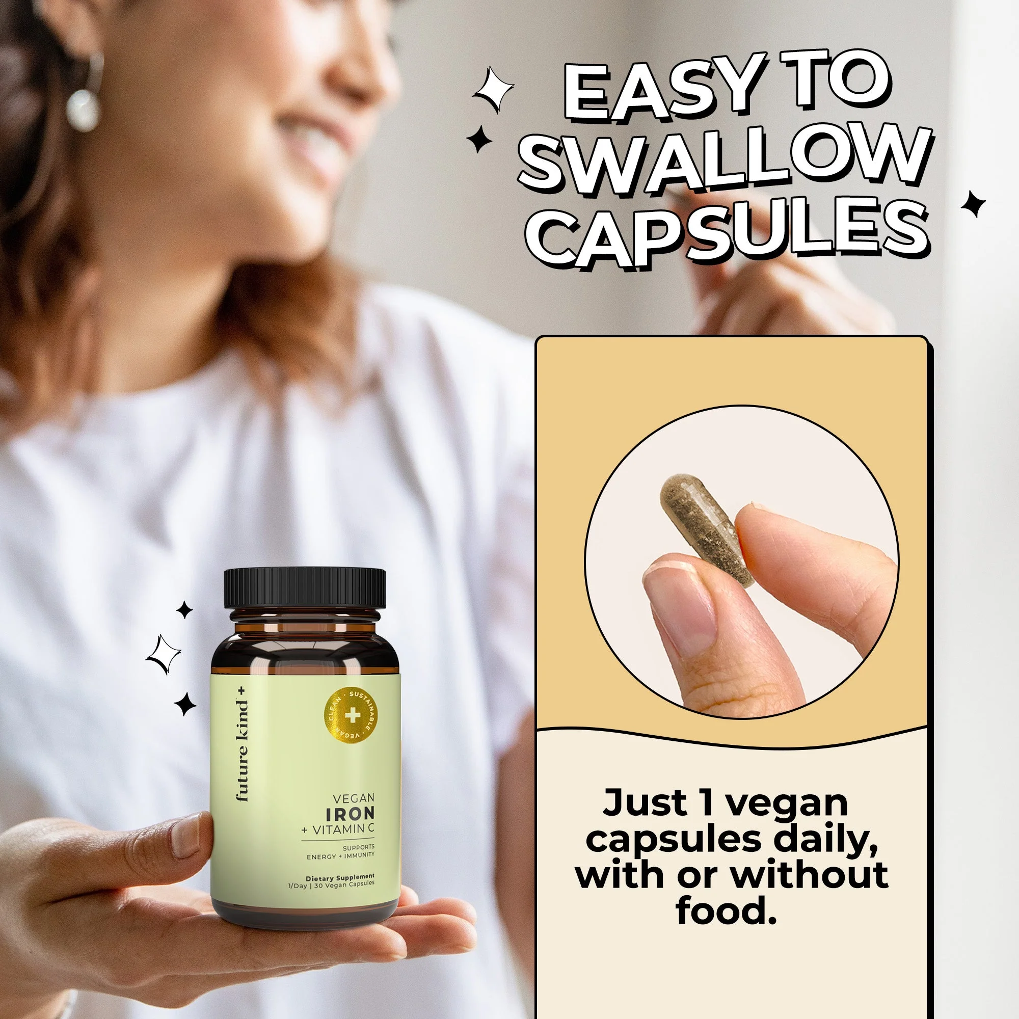 Vegan Iron Supplement with Natural Vitamin C - Image 4