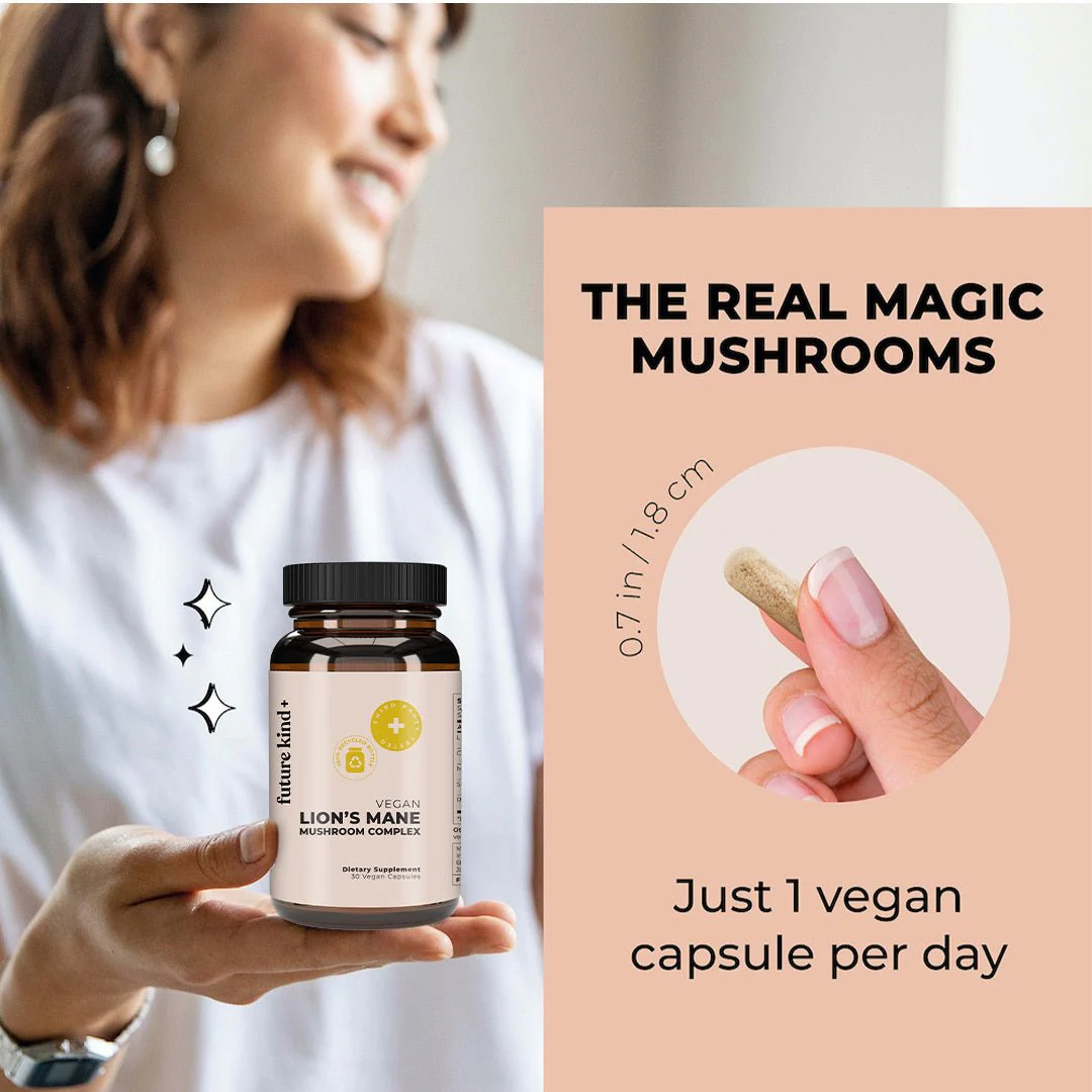 Vegan Lion's Mane Mushroom Complex Supplement - Image 4