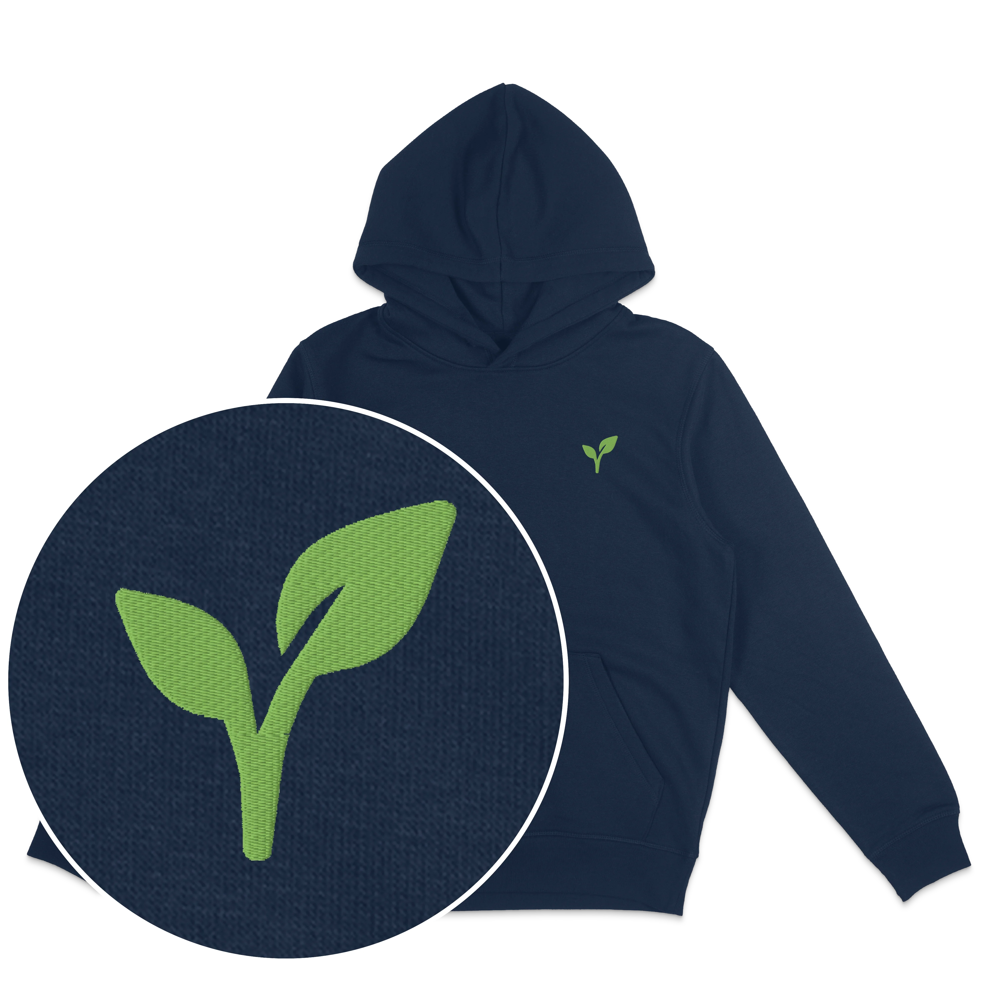 Vegan Logo Hoodie (Embroidered) - Image 2