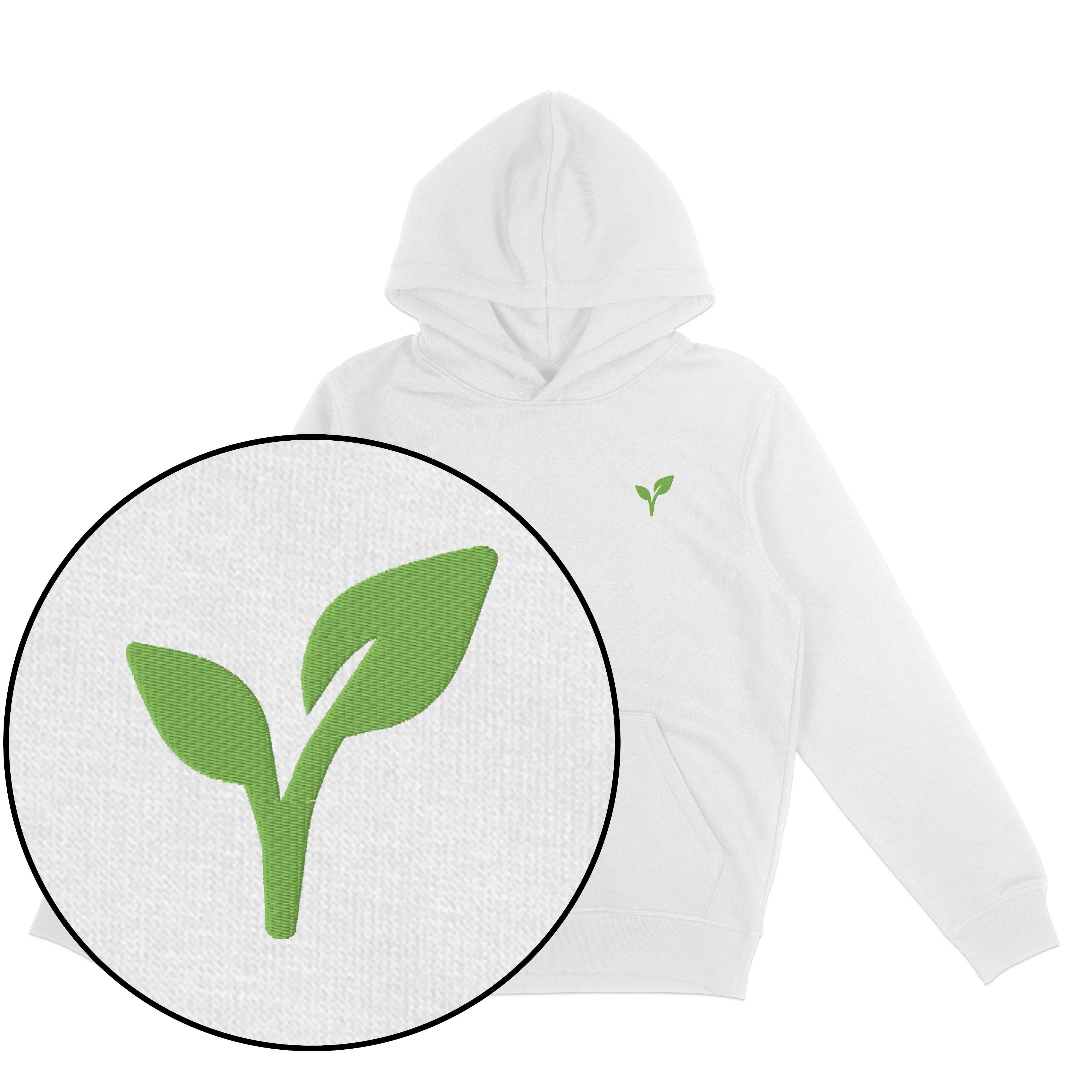 Vegan Logo Hoodie (Embroidered) - Image 3