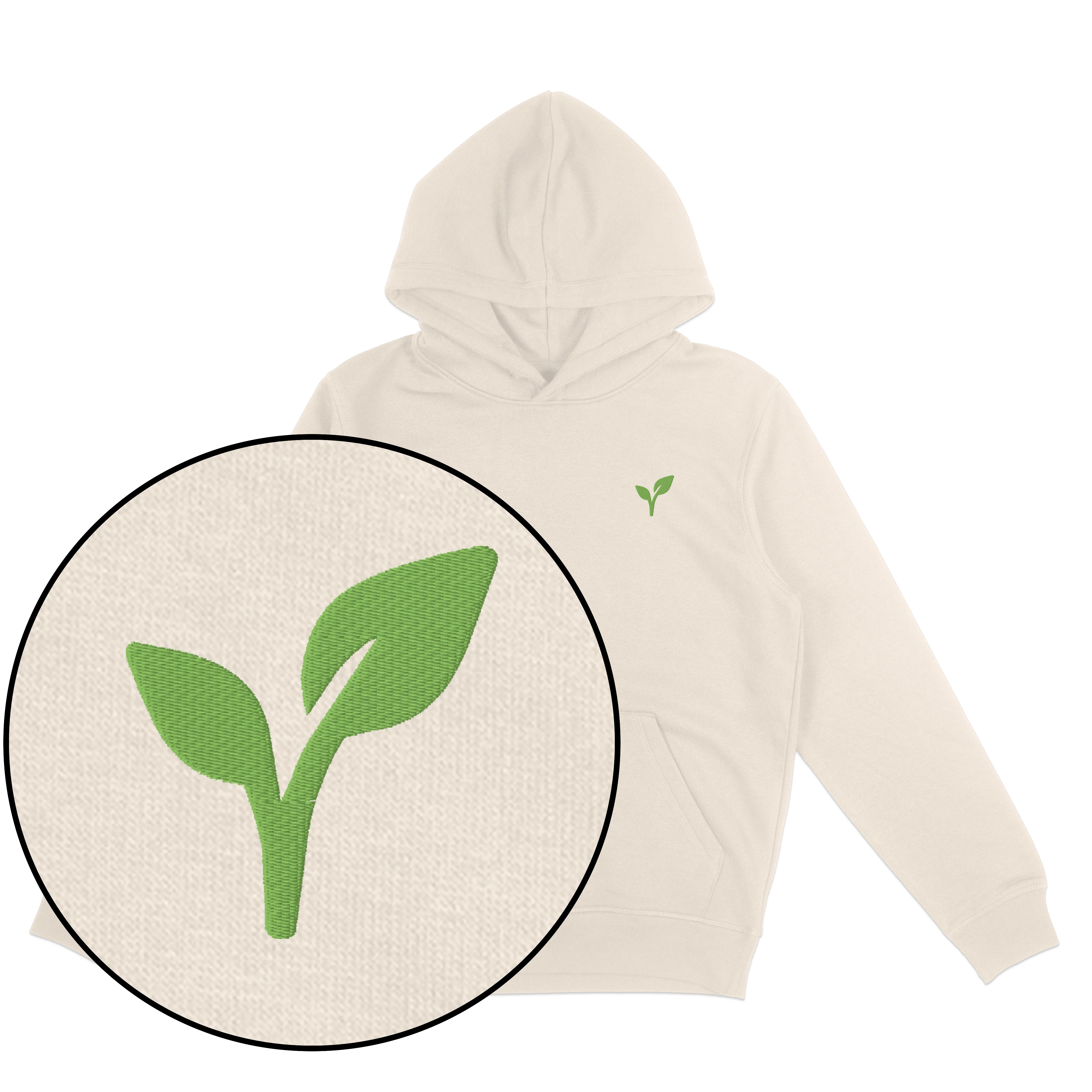 Vegan Logo Hoodie (Embroidered) - Image 4