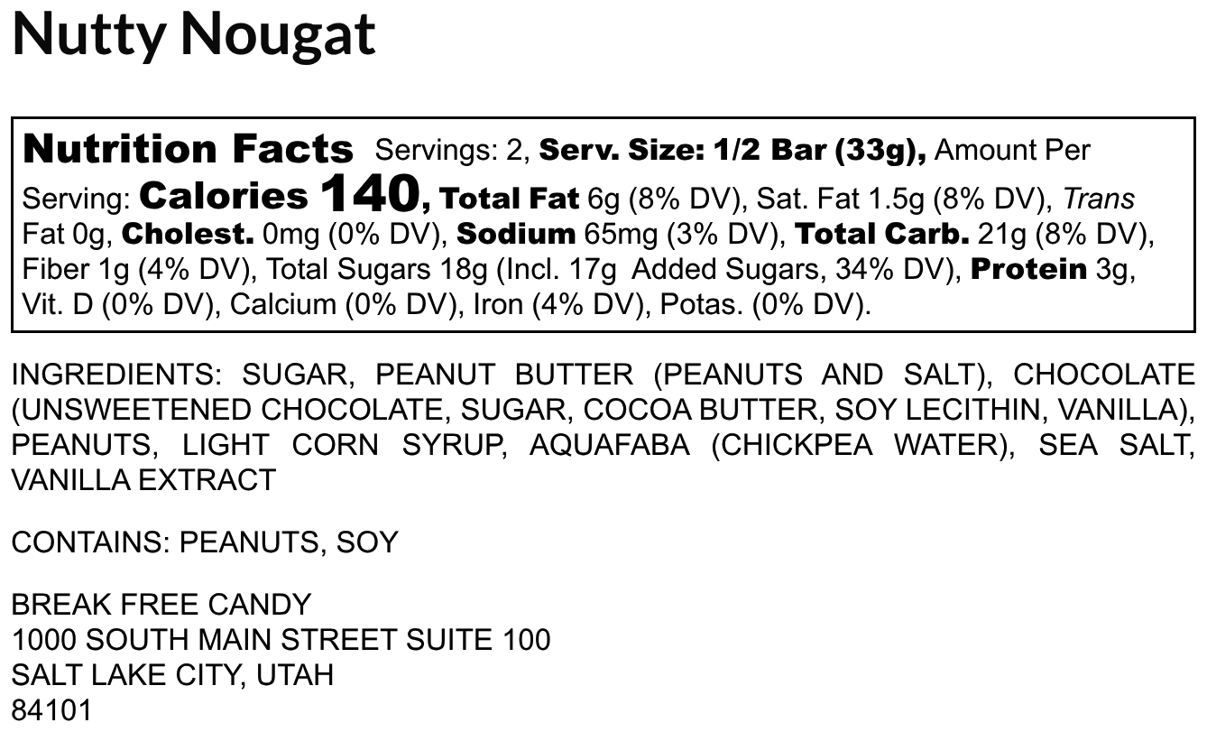 Vegan Nutty Nougat™ (Pack of 4) - Image 4