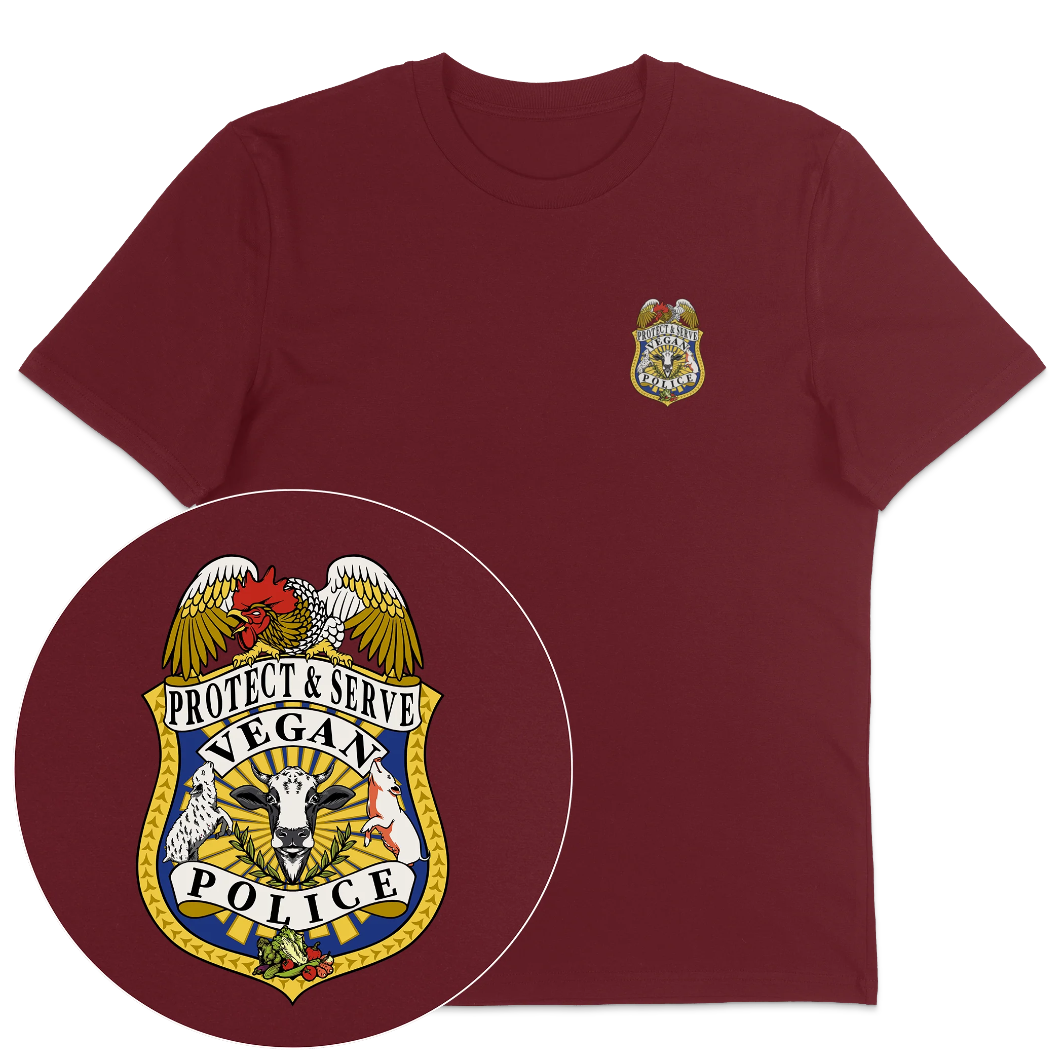 Vegan Police T-Shirt - Image 4