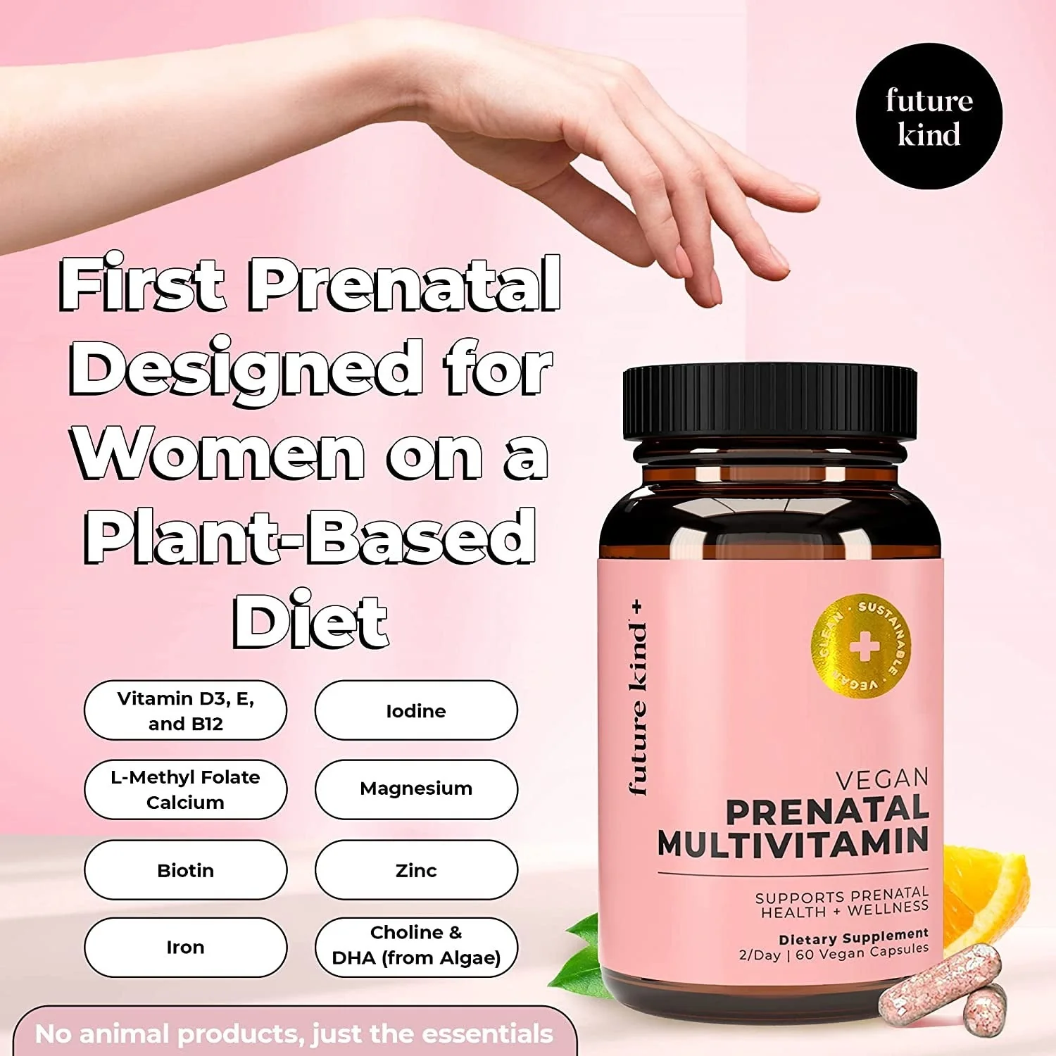 Vegan Prenatal Vitamin (With Iron & Folate) - Image 4