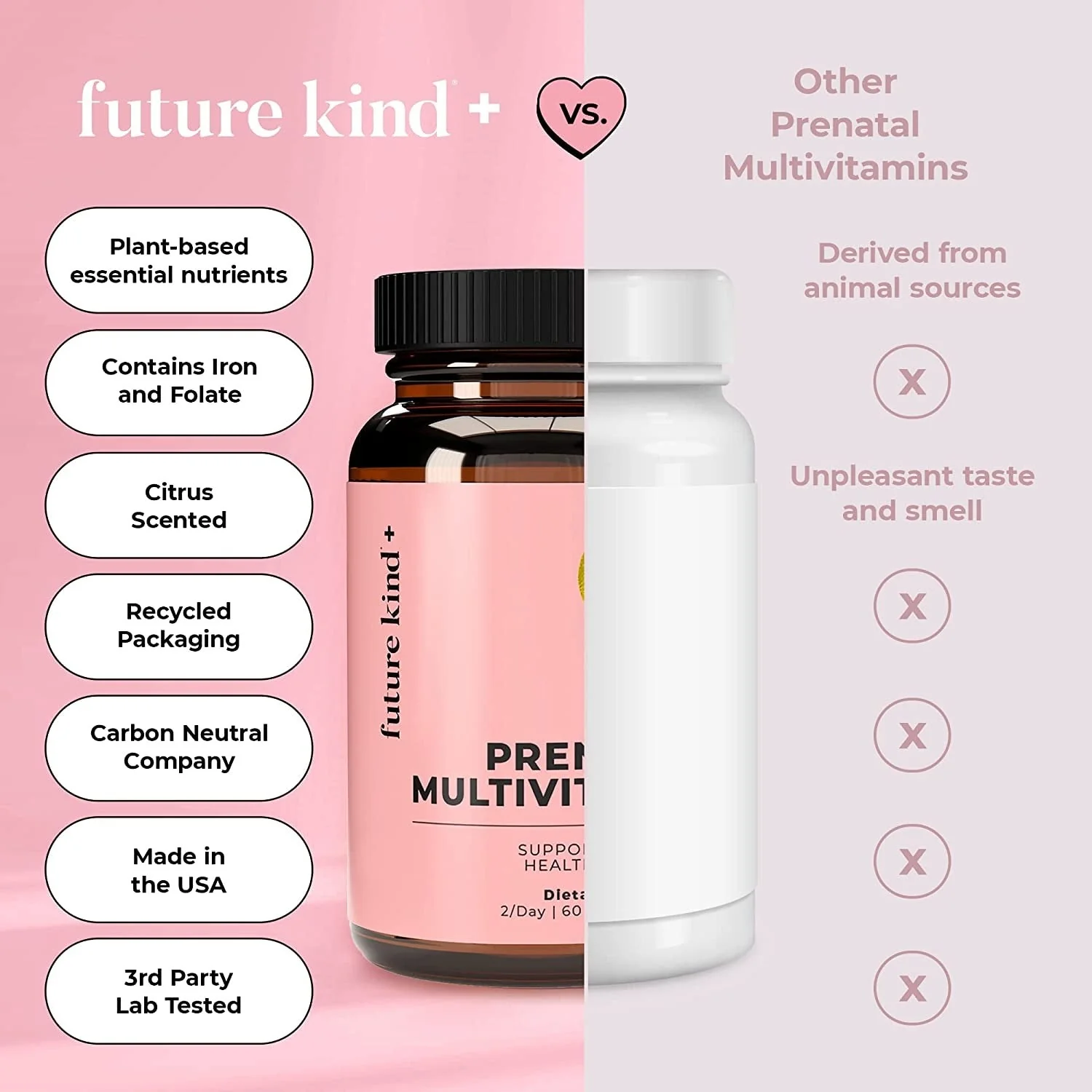 Vegan Prenatal Vitamin (With Iron & Folate) - Image 5