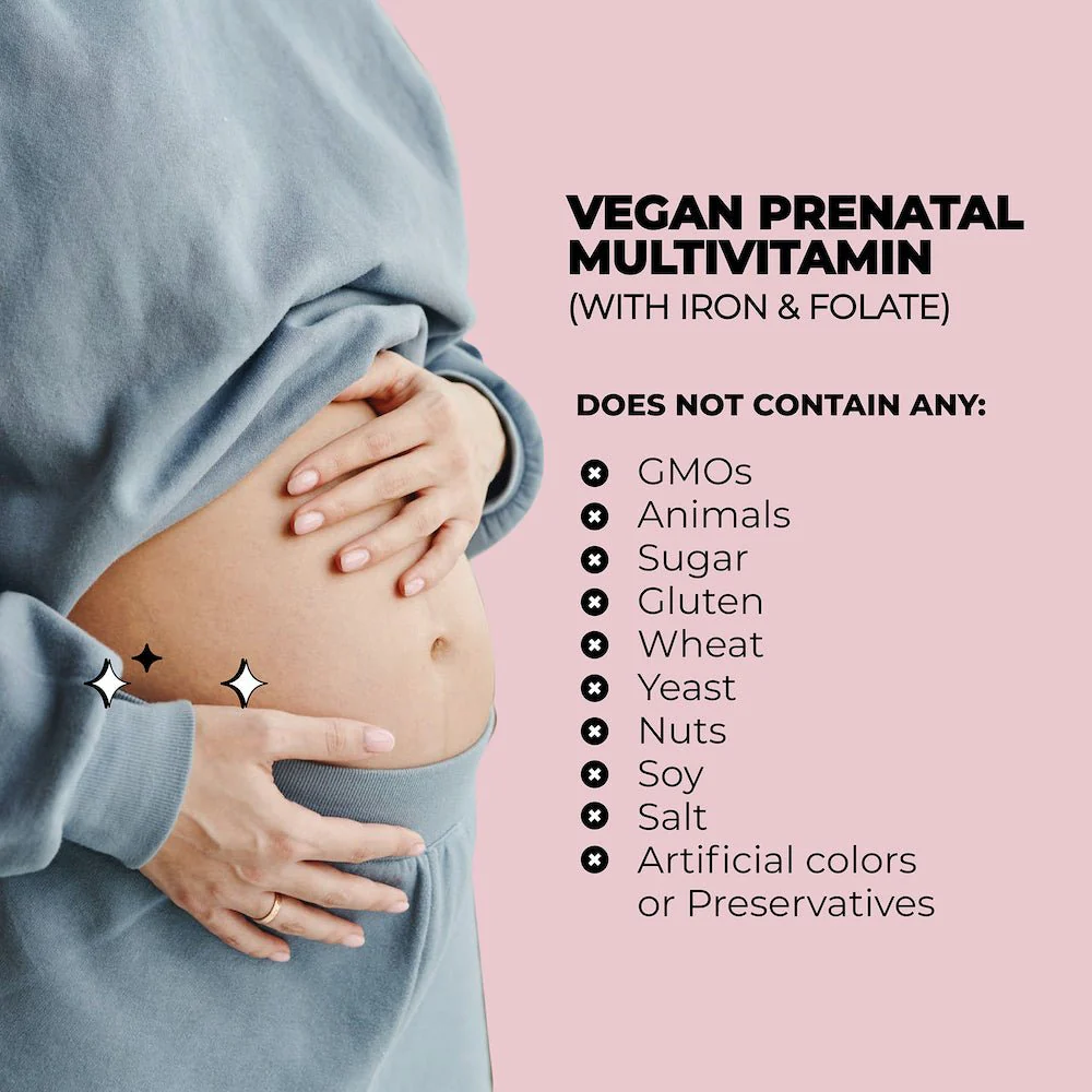 Vegan Prenatal Vitamin (With Iron & Folate) - Image 8