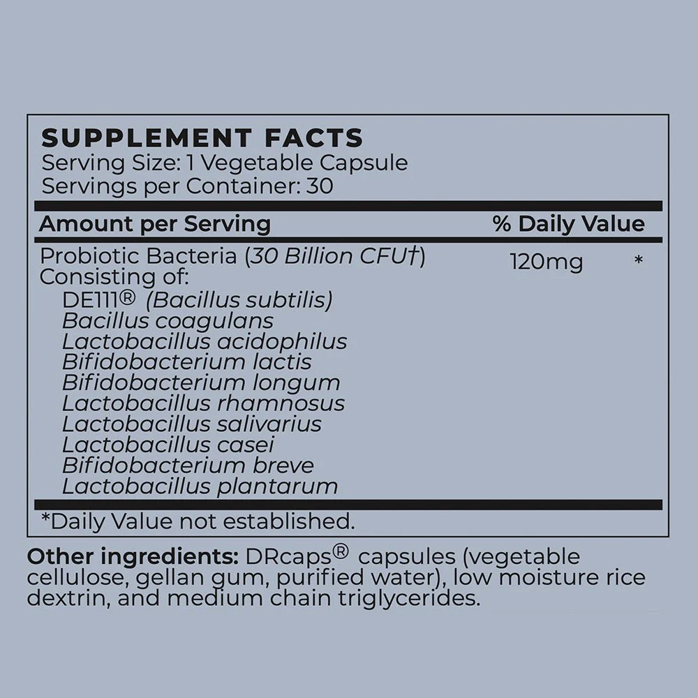 Vegan Probiotics Digestion Supplement (30 Billion CFUs) - Image 2