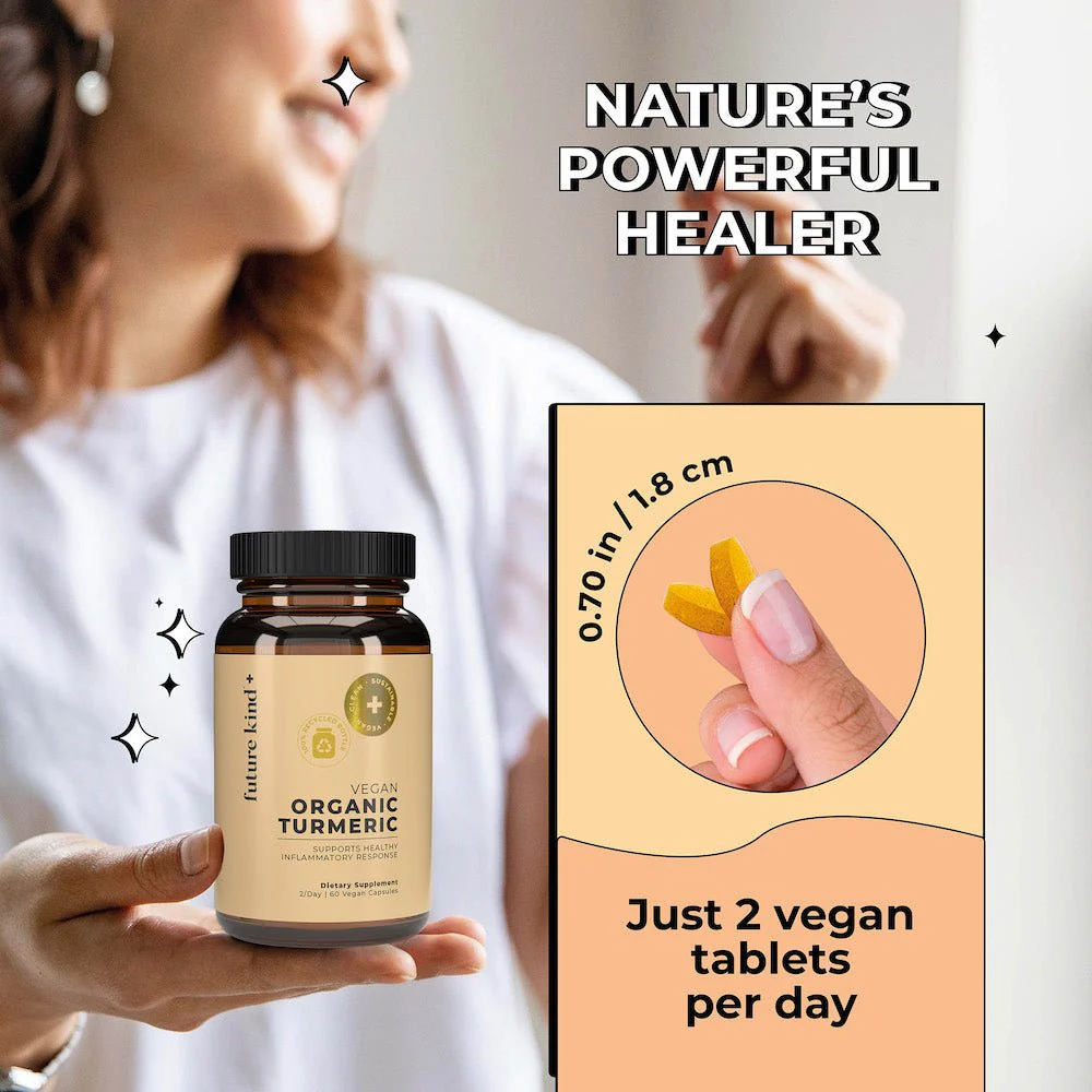 Vegan Turmeric Curcumin With Black Pepper Inflammation Supplement - Image 4