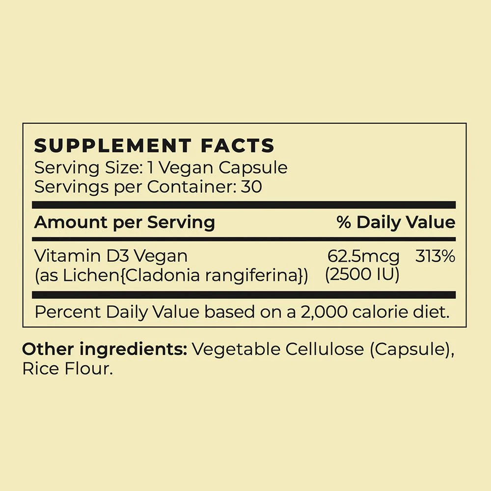 Vegan Vitamin D3 Supplement - Image 2