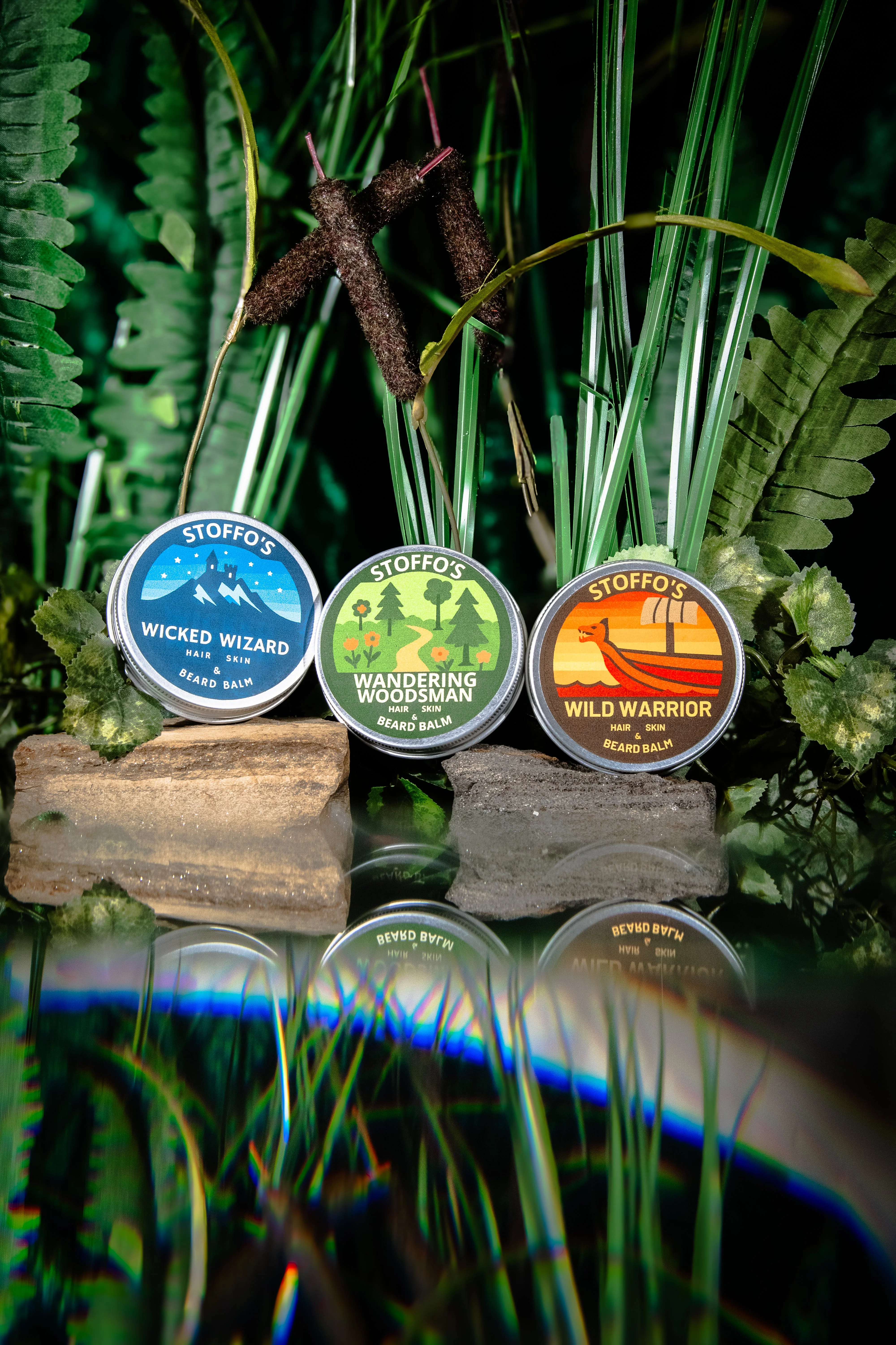 VEGAN WILD WARRIOR • Beard Balm • Cedarwood & Cinnamon Leaf • Shaping wax & facial hair conditioner • Herb Infused with Stinging nettle - Image 4