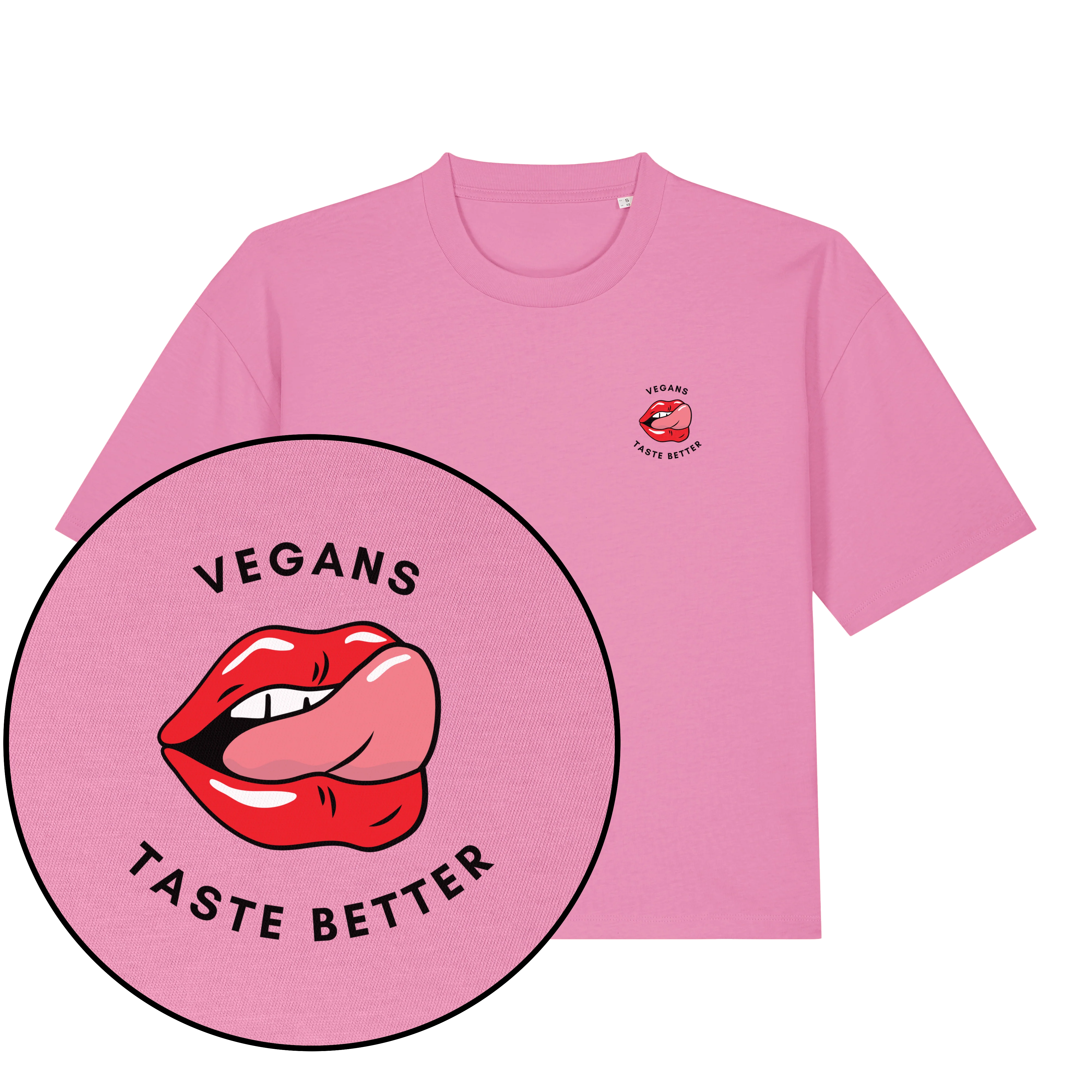Vegans Taste Better Women's Boxy T-Shirt - Image 2