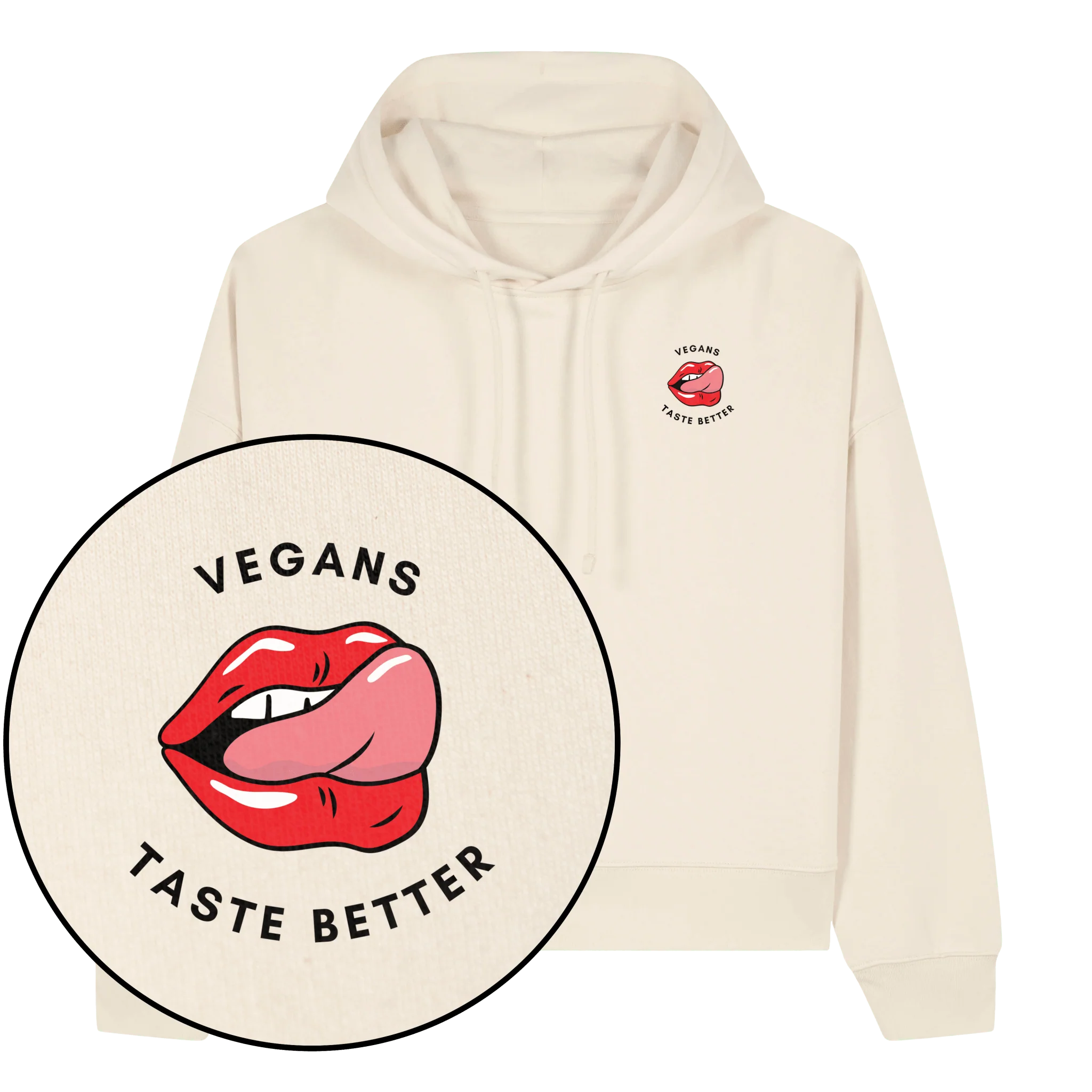 Vegans Taste Better Women's Hoodie - Image 2
