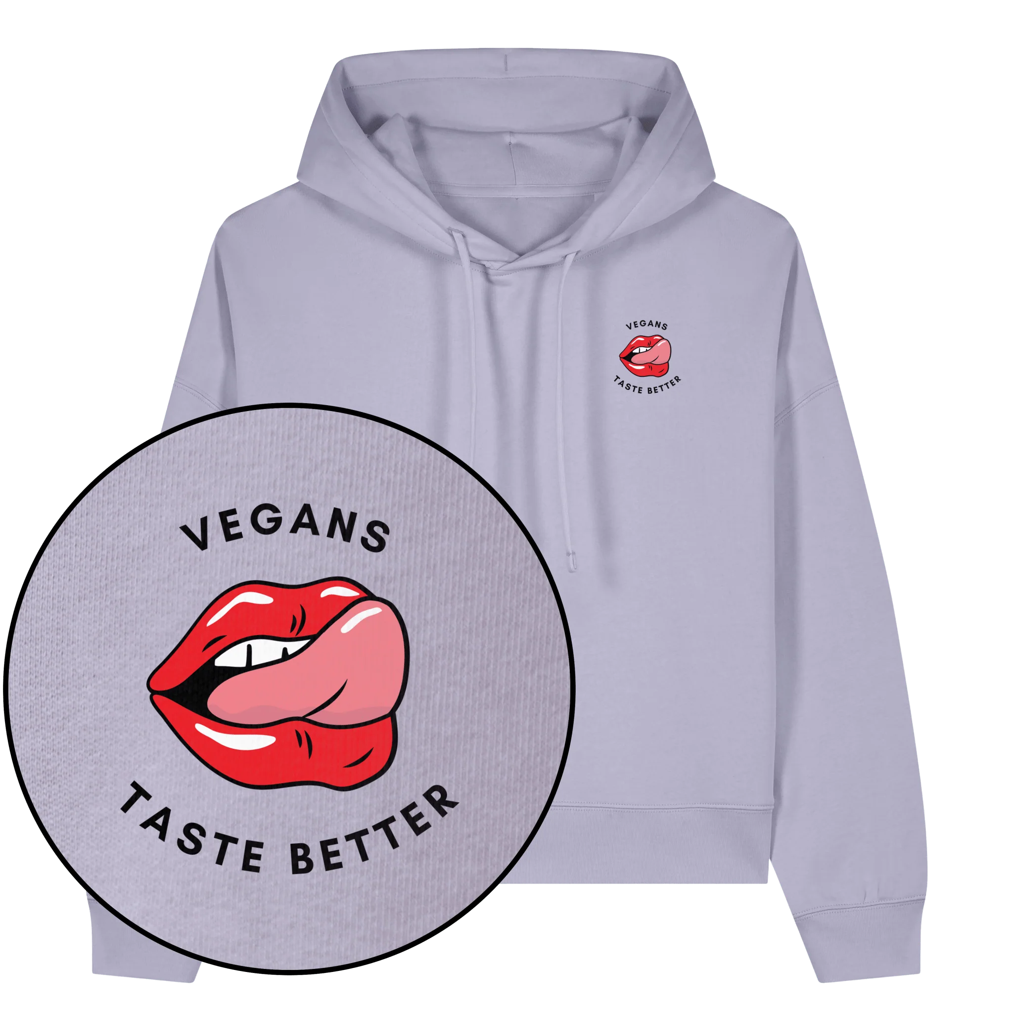 Vegans Taste Better Women's Hoodie - Image 3