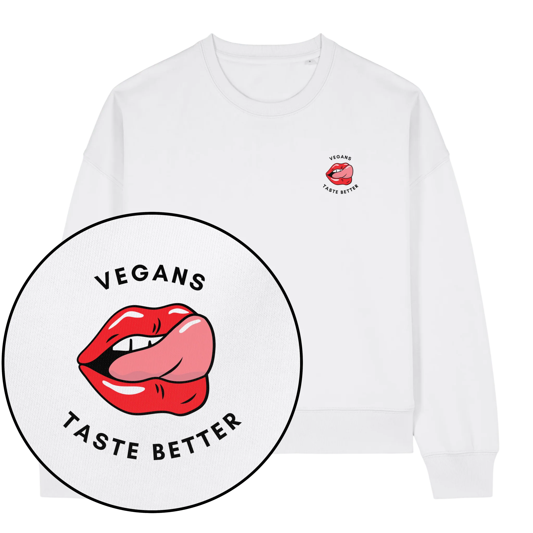 Vegans Taste Better Women's Sweatshirt - Image 2