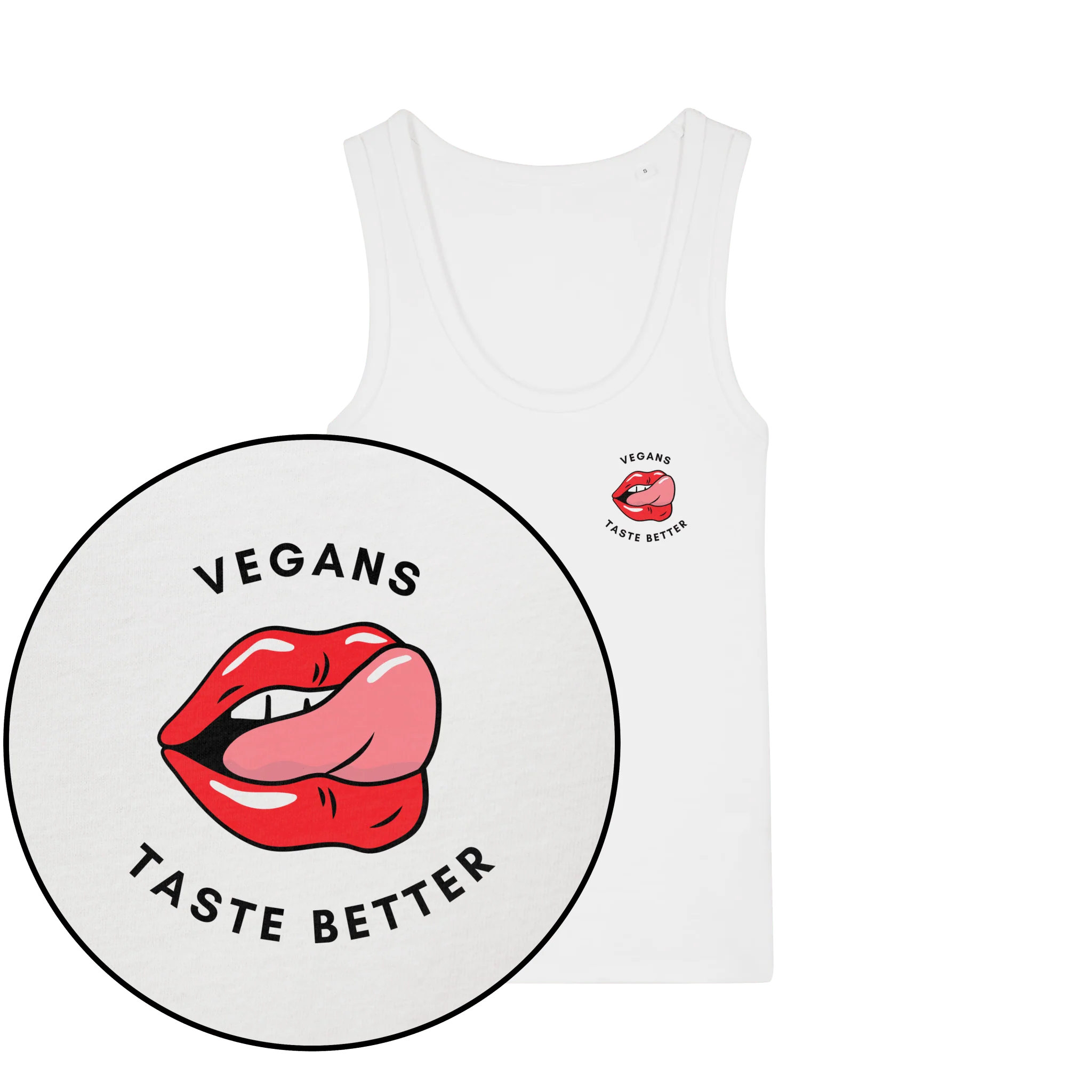 Vegans Taste Better Women's Tank Top - Image 3