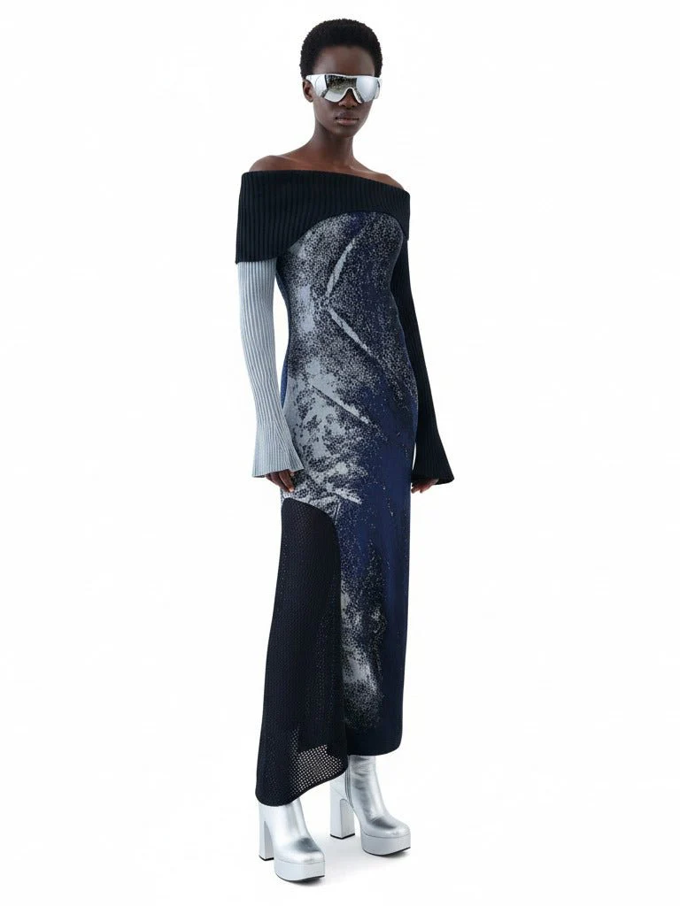 Whale Song Organic Gown - Image 2