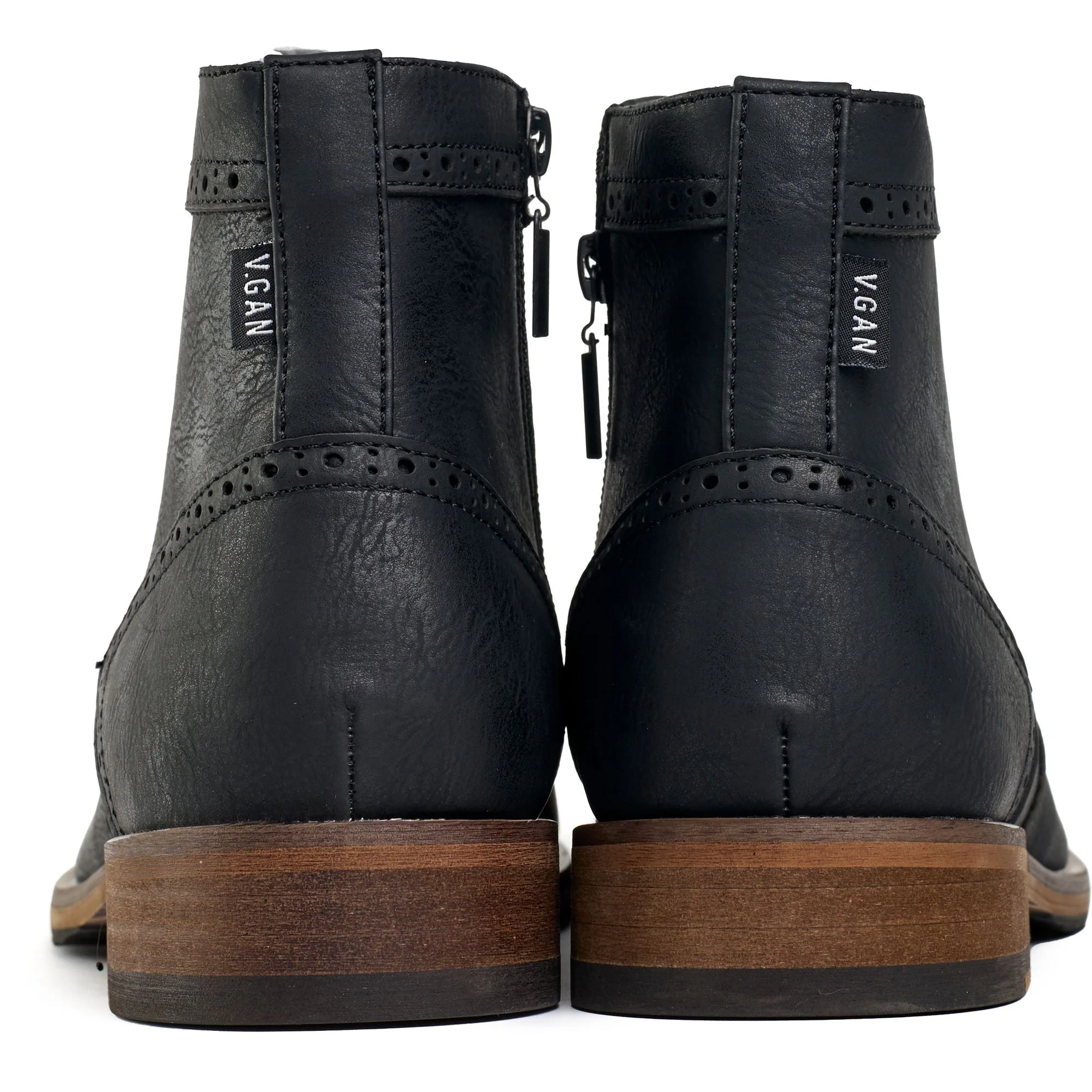 Wheat 2 Brogue Boots - Image 3