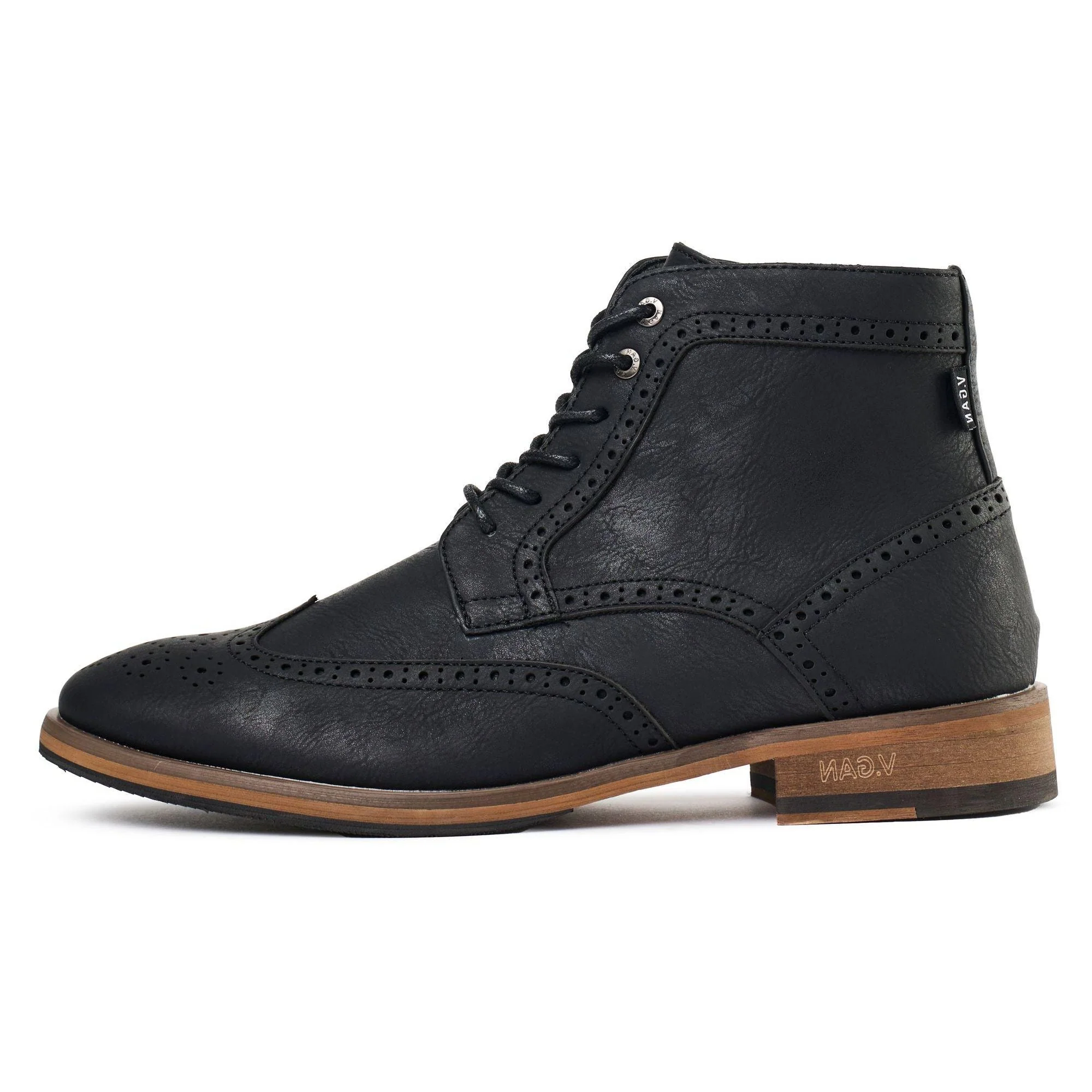 Wheat 2 Brogue Boots - Image 6
