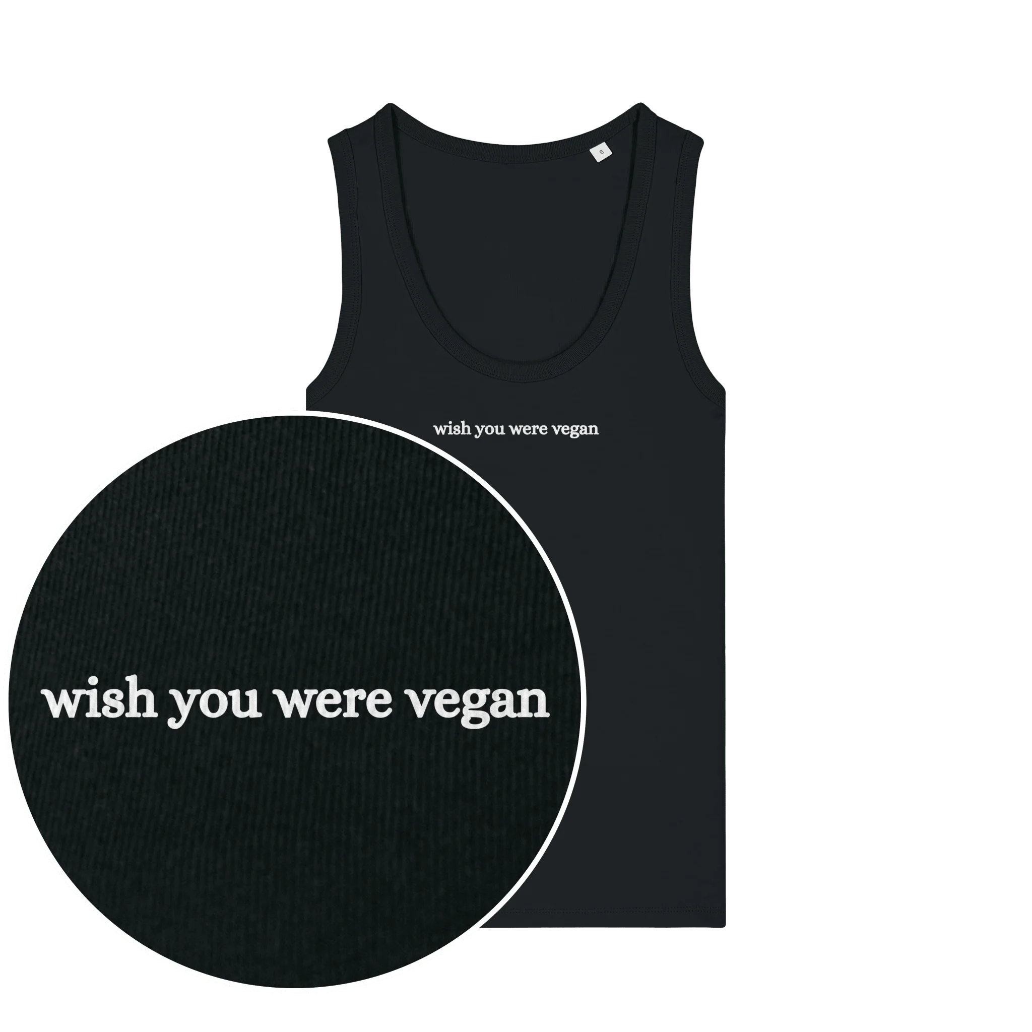 Wish You Were Vegan Women's Tank Top