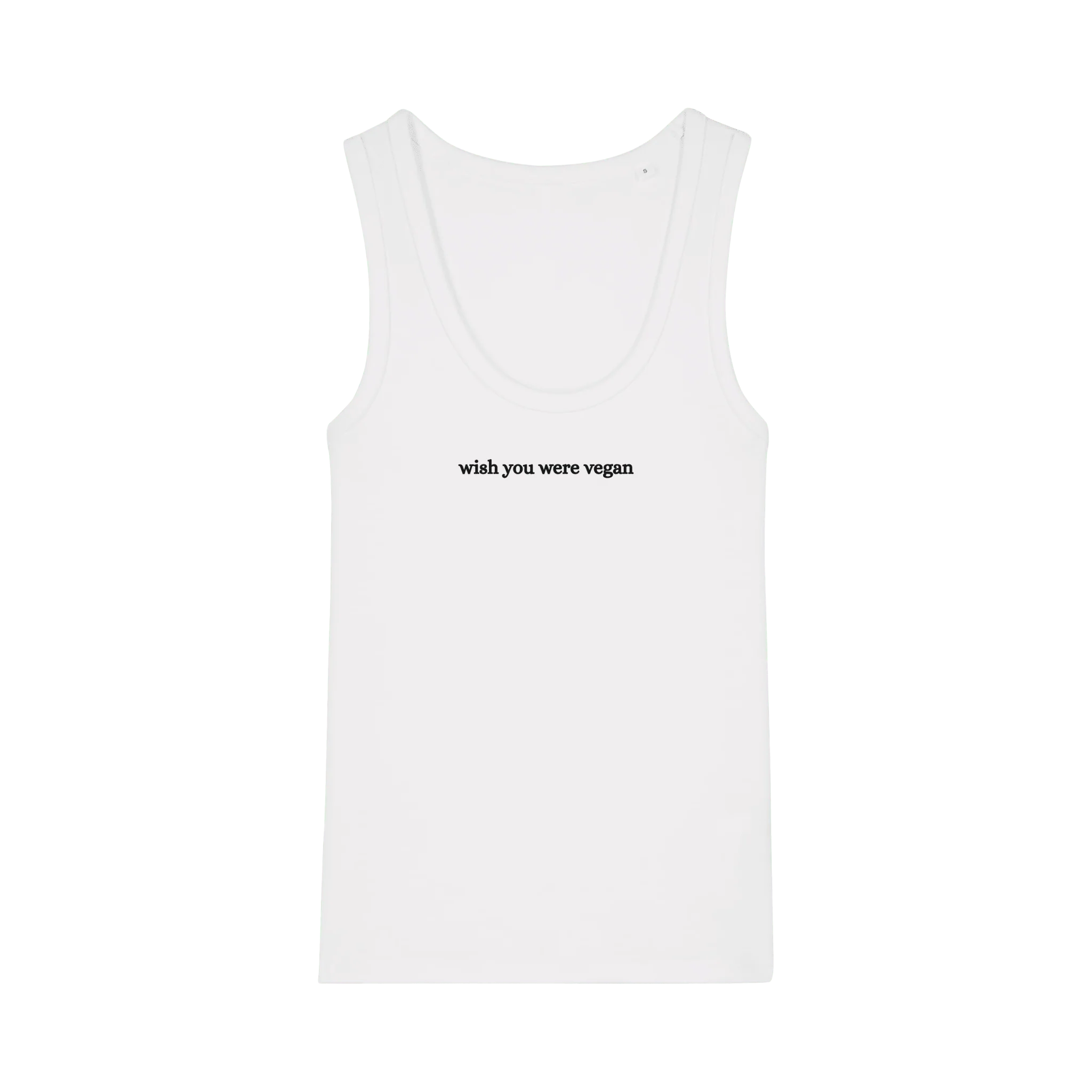 Wish You Were Vegan Women's Tank Top - Image 2