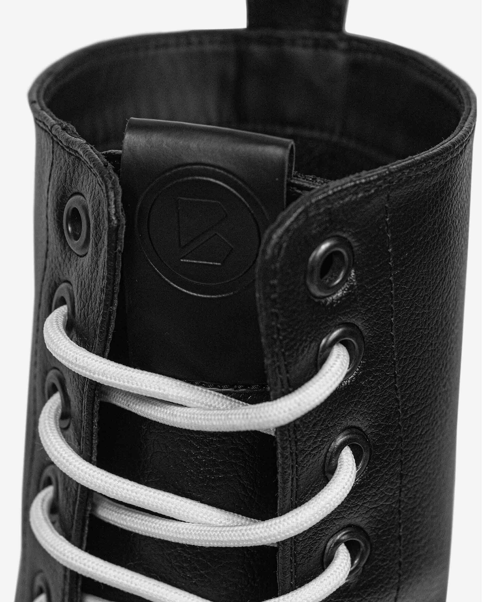 Worker Monster Black Vegea grape leather boots - Image 5