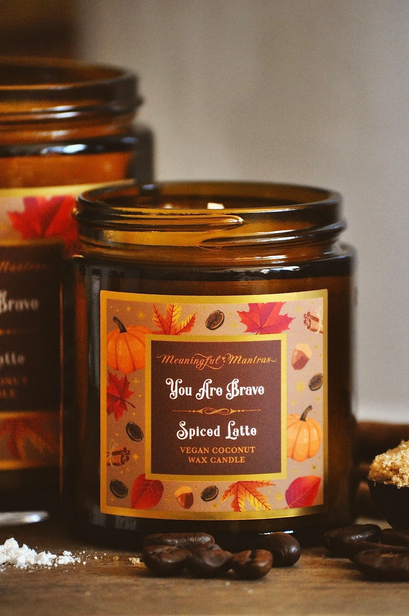 You Are Brave Spiced Latte Candle - Image 6